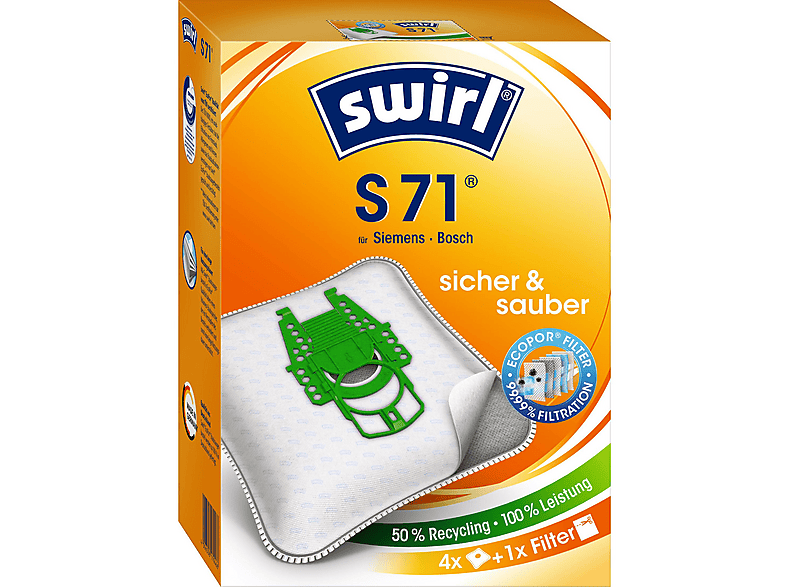 SWIRL S 71 AIRSPACE 179466 Staubsaugerbeutel