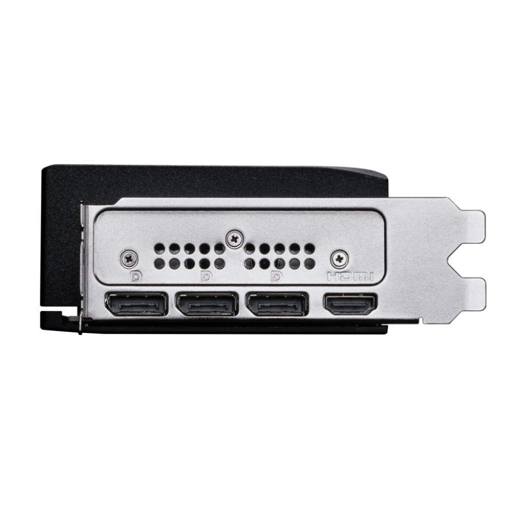 Dört portlu grafik kartı: üç DisplayPort ve bir HDMI portu.