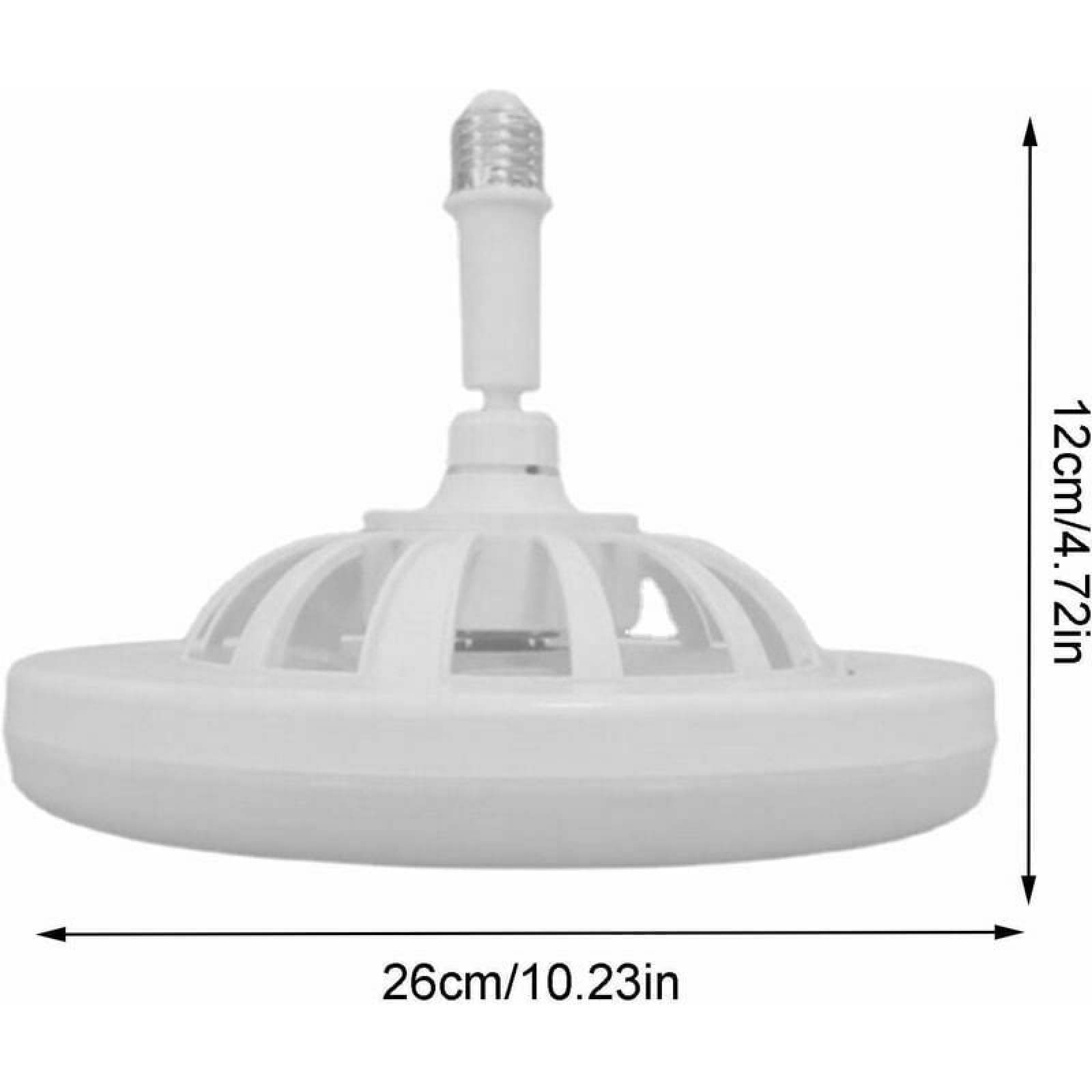 Weiße LED-Leuchte mit 26 cm Breite und 12 cm Höhe.
