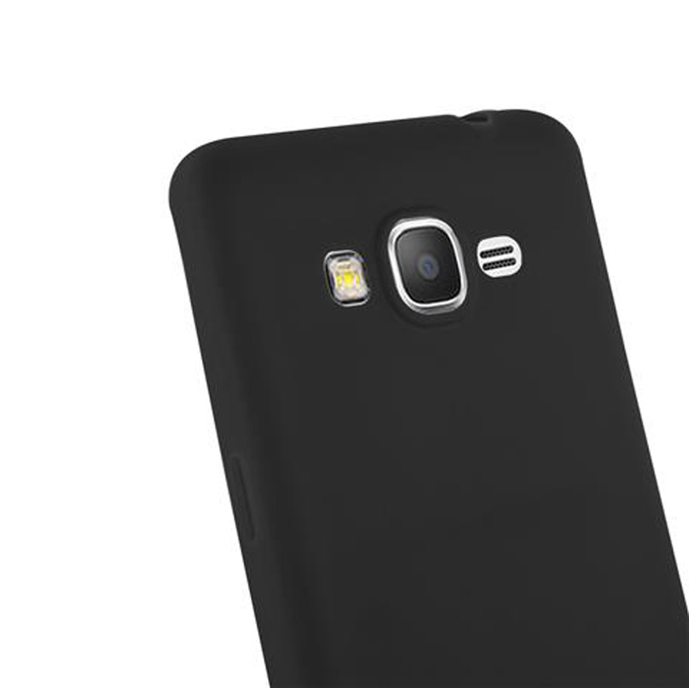 Retro di uno smartphone nero con fotocamera e flash.