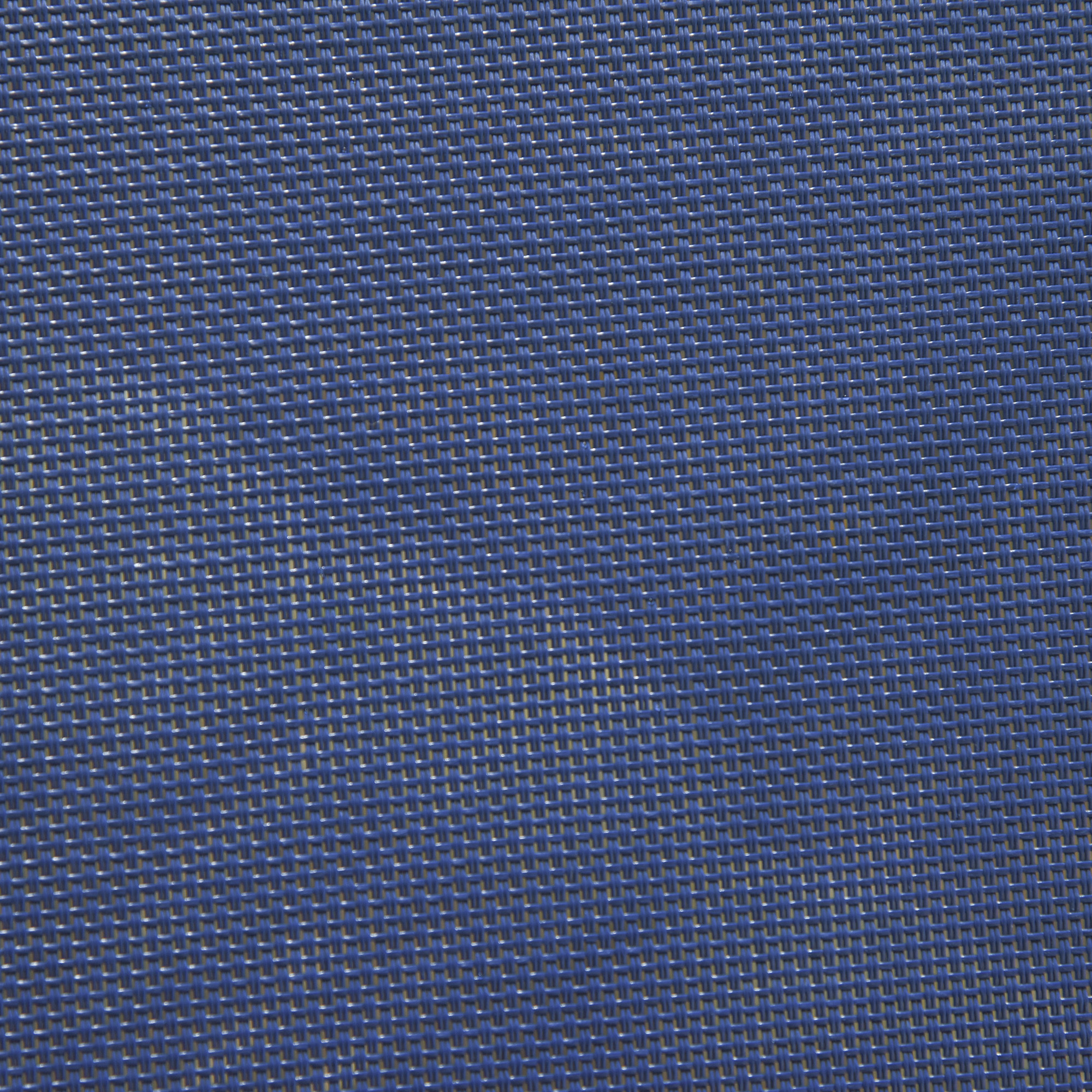 Tessuto blu con motivo fine. I fili sono strettamente intrecciati.