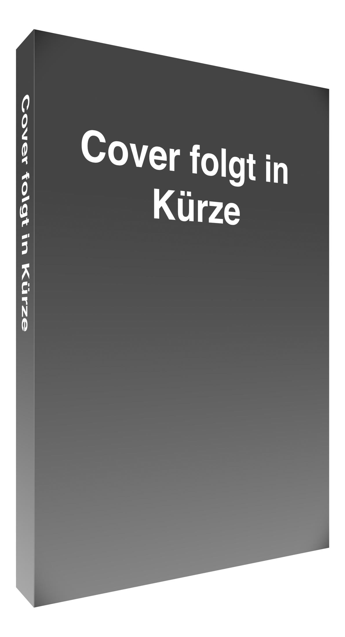 Una copertina grigia con testo bianco. C'è scritto 'Cover folgt in Kürze'.
