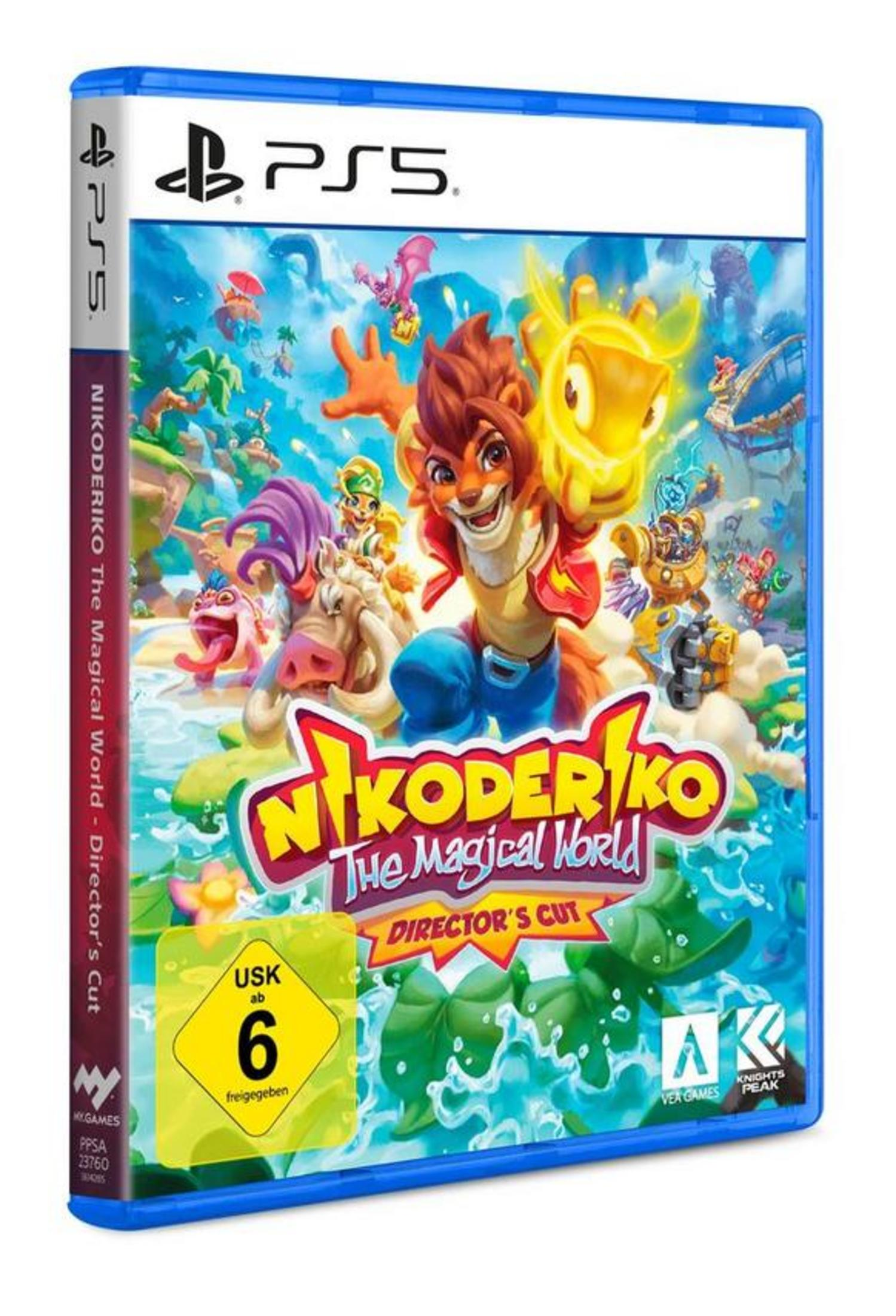 Copertina gioco PS5: Nikoderiko The Magical World con personaggi e logo.