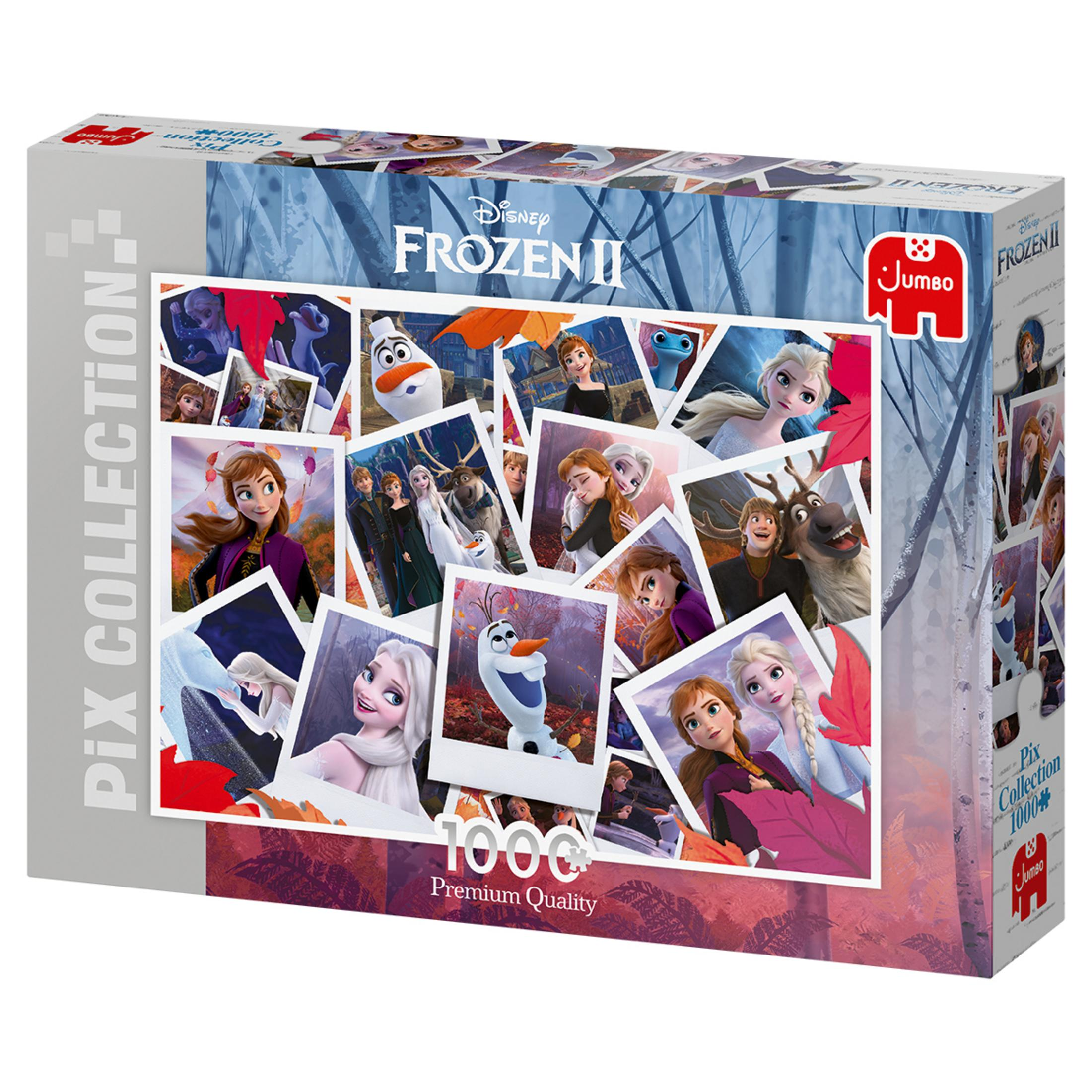 Jumbo Frozen II puzzeldoos met meerdere scènes uit de film.