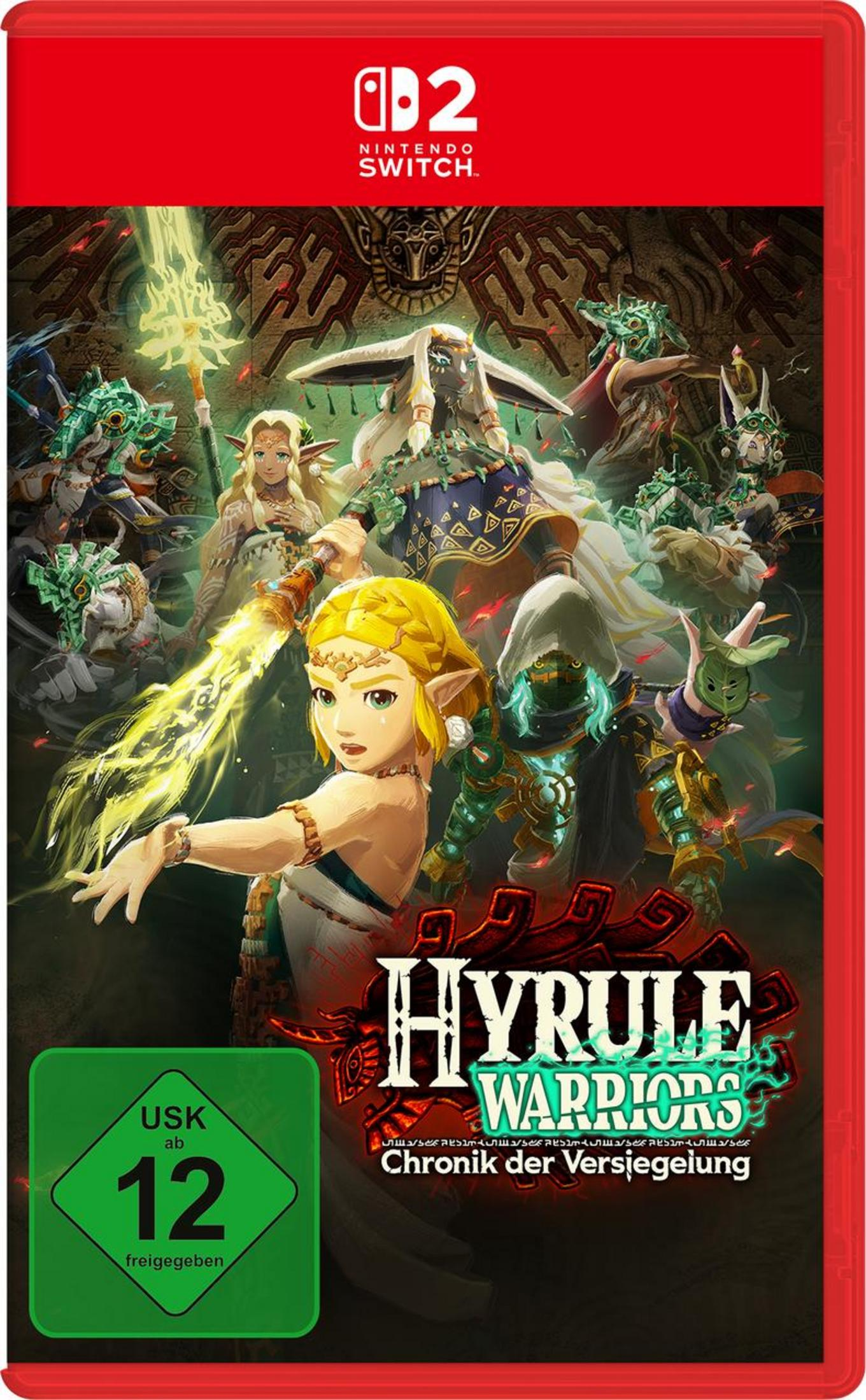 Personaggi da Hyrule Warriors: L'era della calamità con Zelda in primo piano.