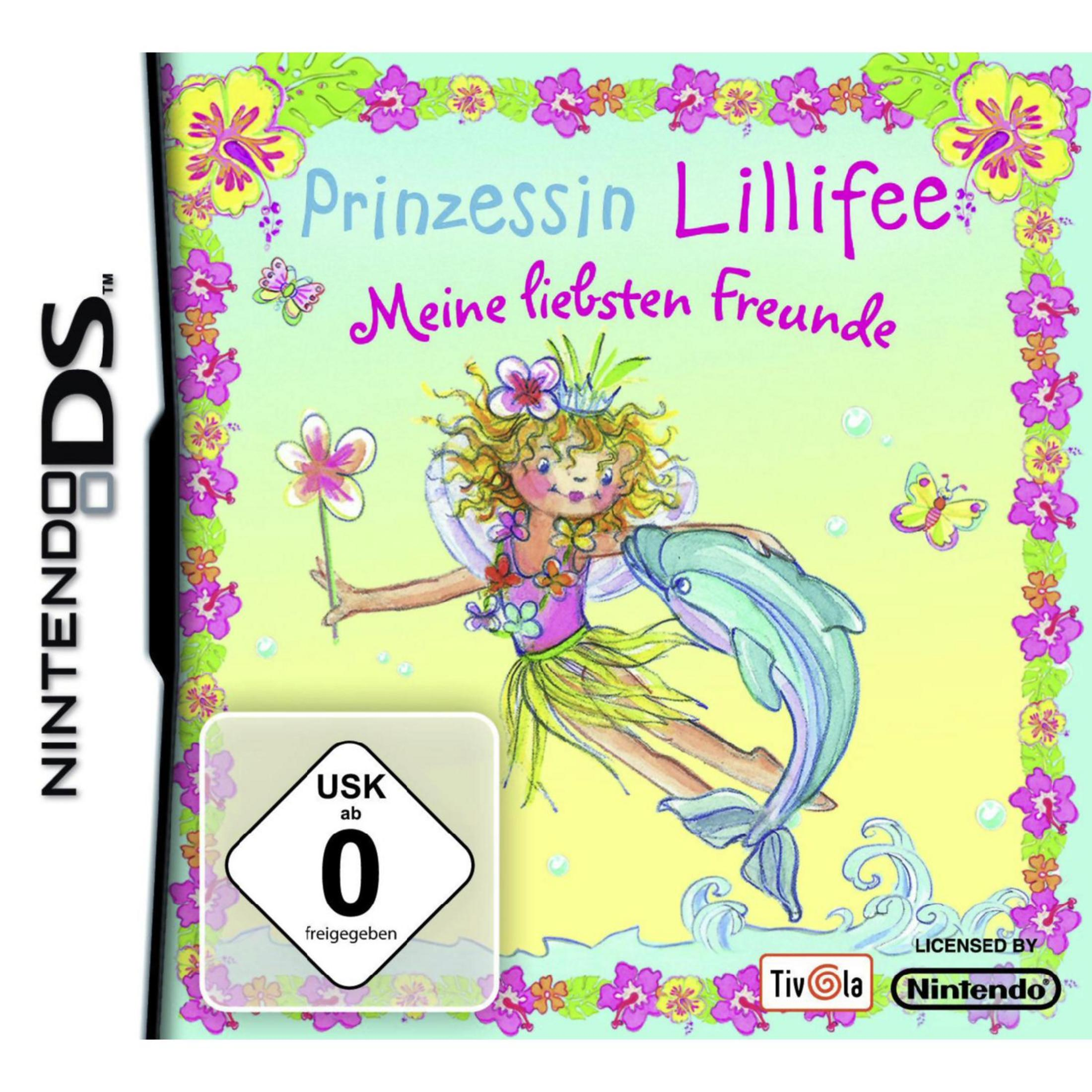 Prinzessin Lillifee und ihr Delfinfreund auf Nintendo DS. Blumenrand.