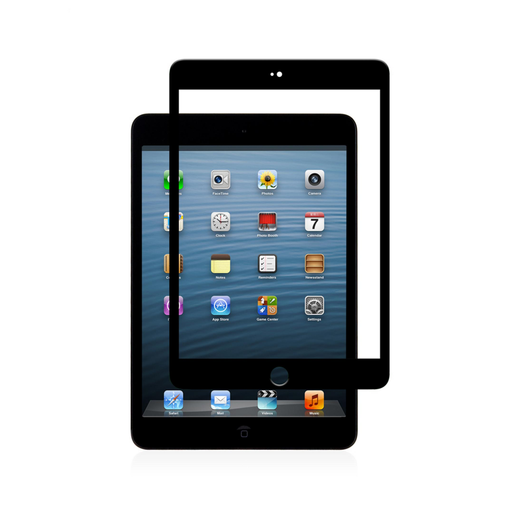 Due iPad neri con app aperte, su sfondo bianco.