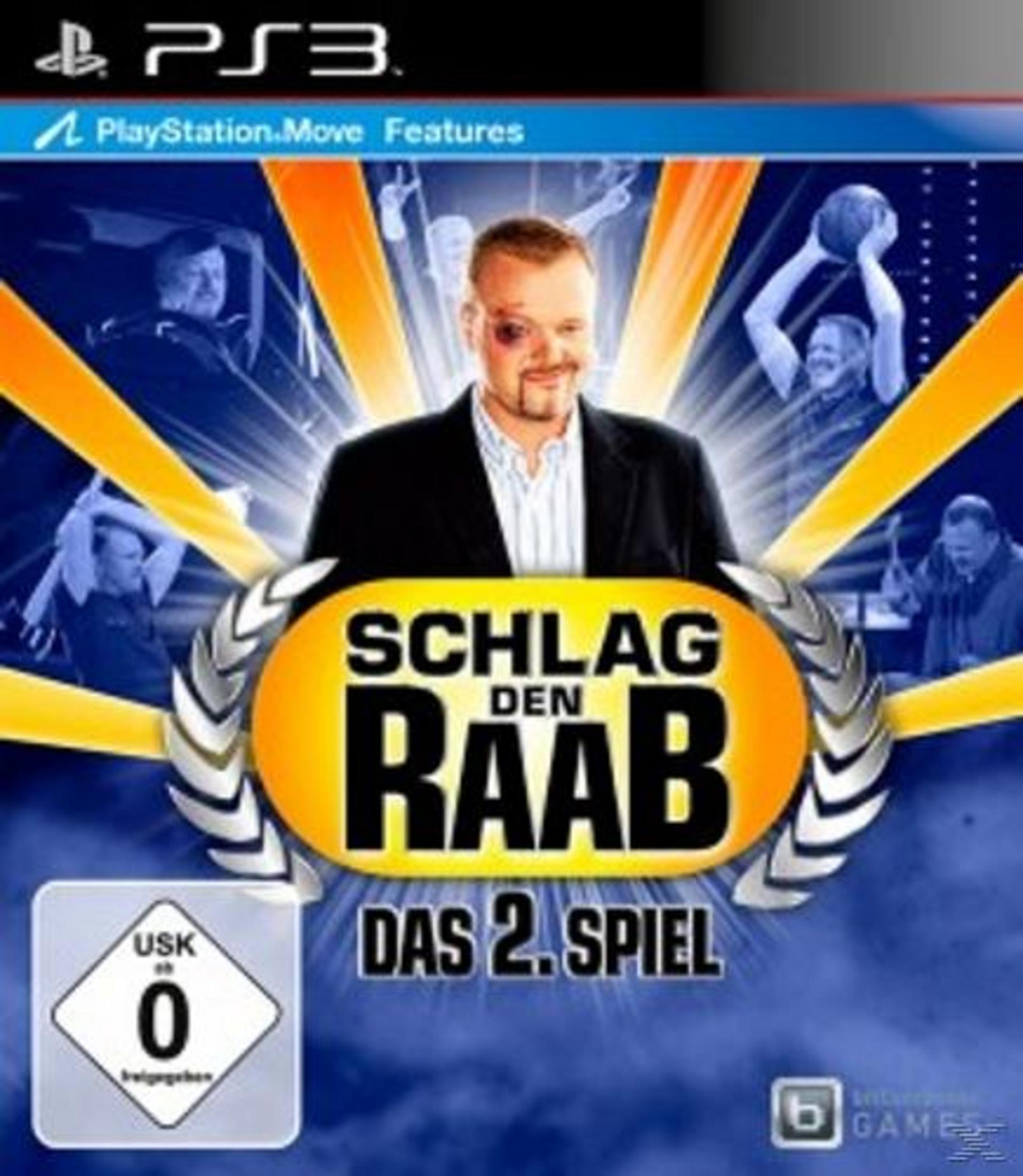 PlayStation 3 Spiel "Schlag den Raab: Das 2. Spiel" mit USK 0 Freigabe.