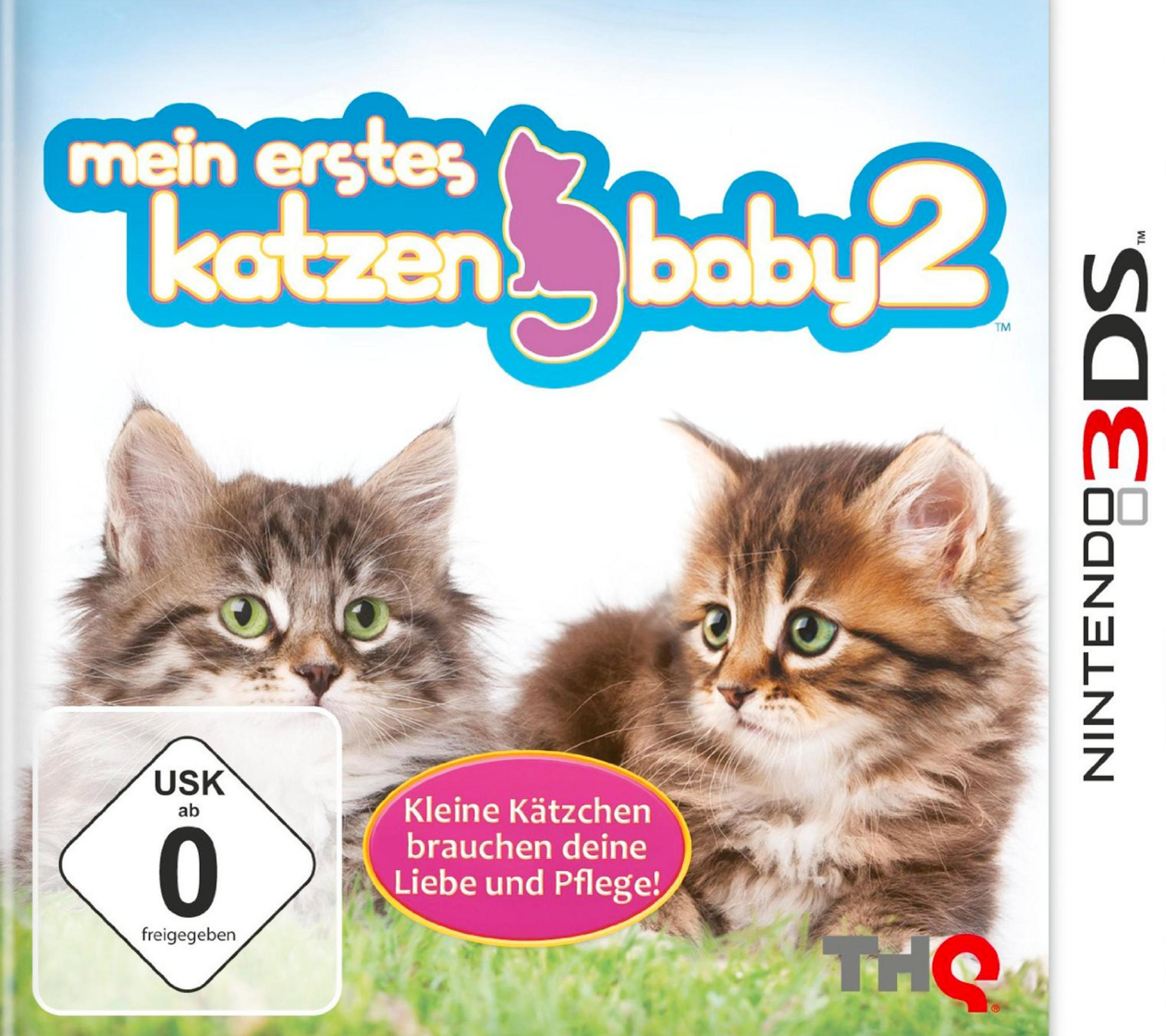 Due gattini sulla copertina del gioco 'Il mio primo gattino 2'.