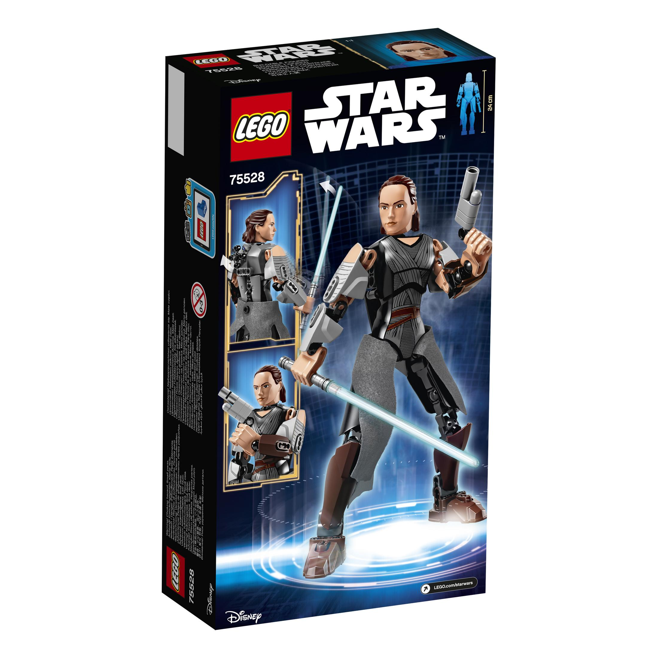 Set LEGO Star Wars 75528 con Rey come personaggio costruibile con spada laser.