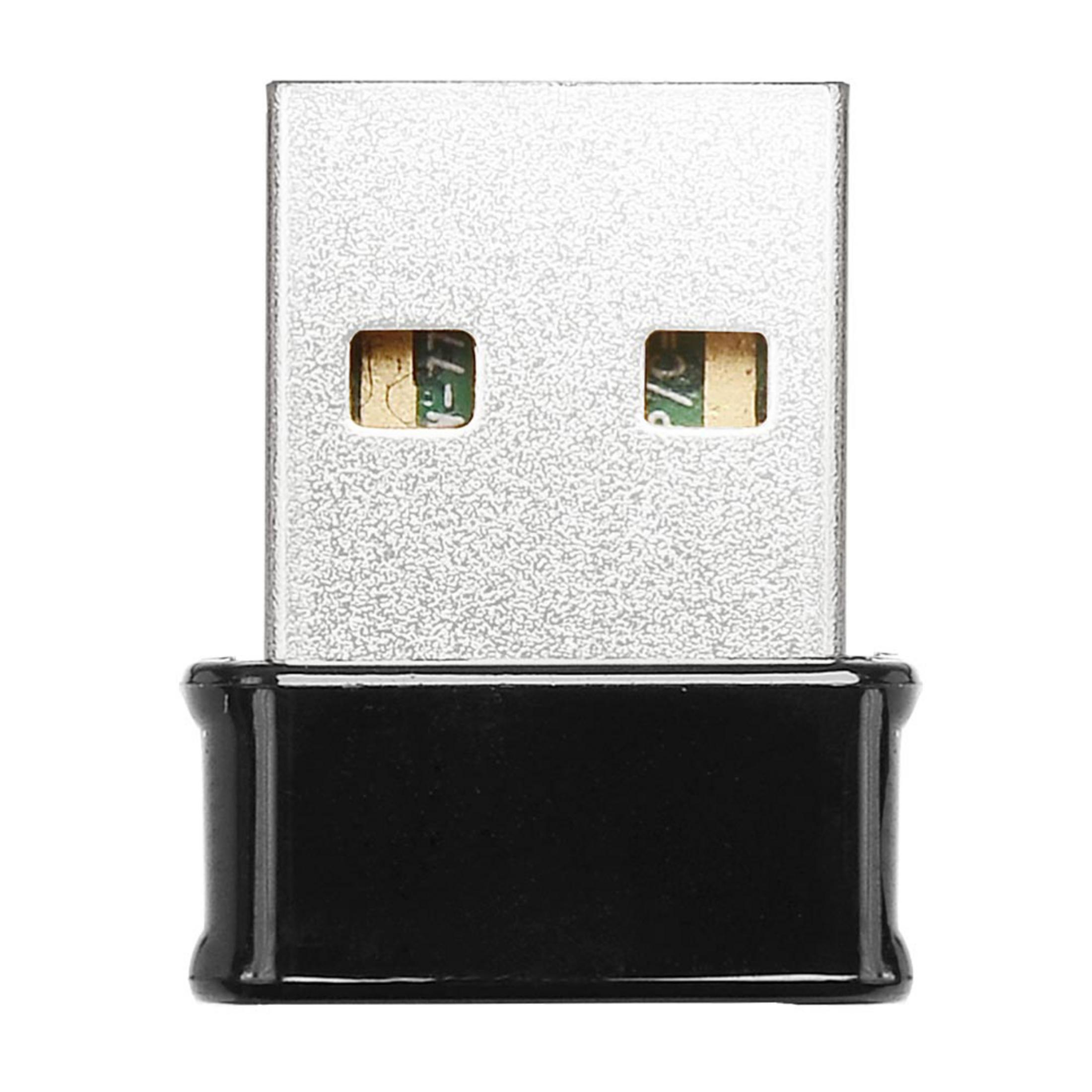 Un adaptateur USB argenté avec une base noire.