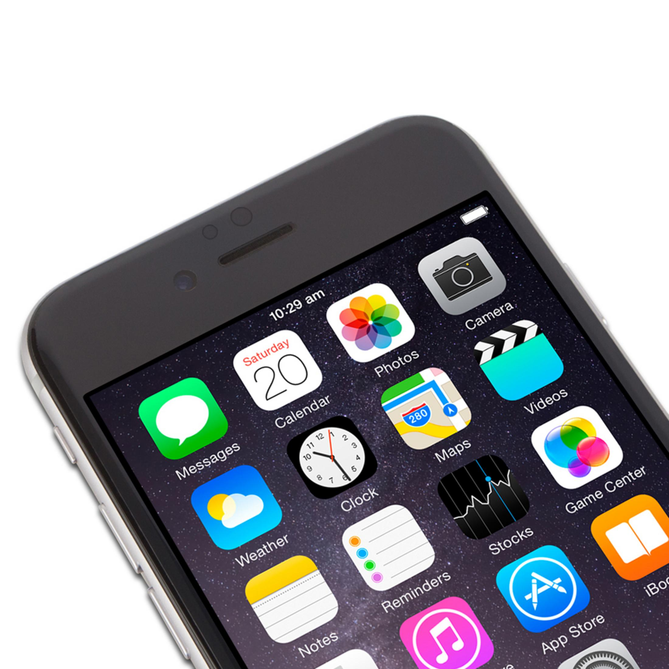 Gros plan d'un écran d'iPhone affichant des icônes d'applications et l'heure 10h29.