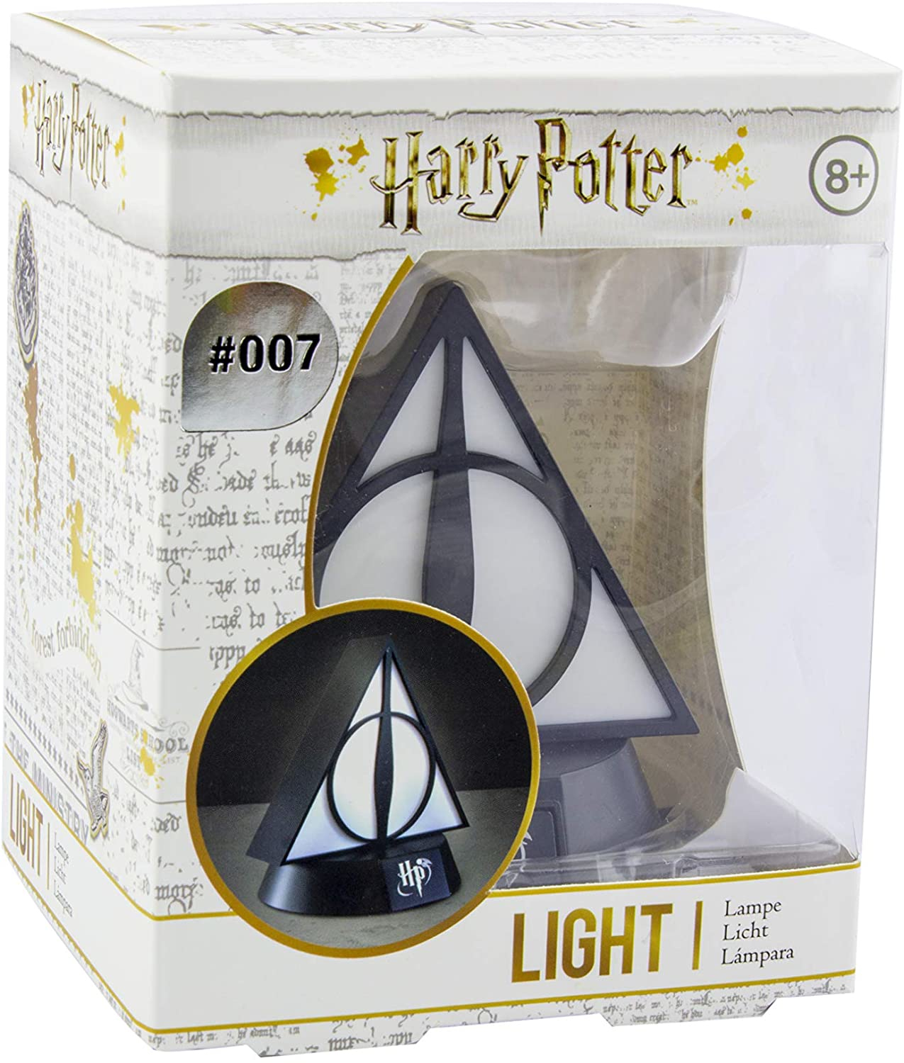 Harry Potter Deathly Hallows Lampe im Karton mit der Nummer #007.