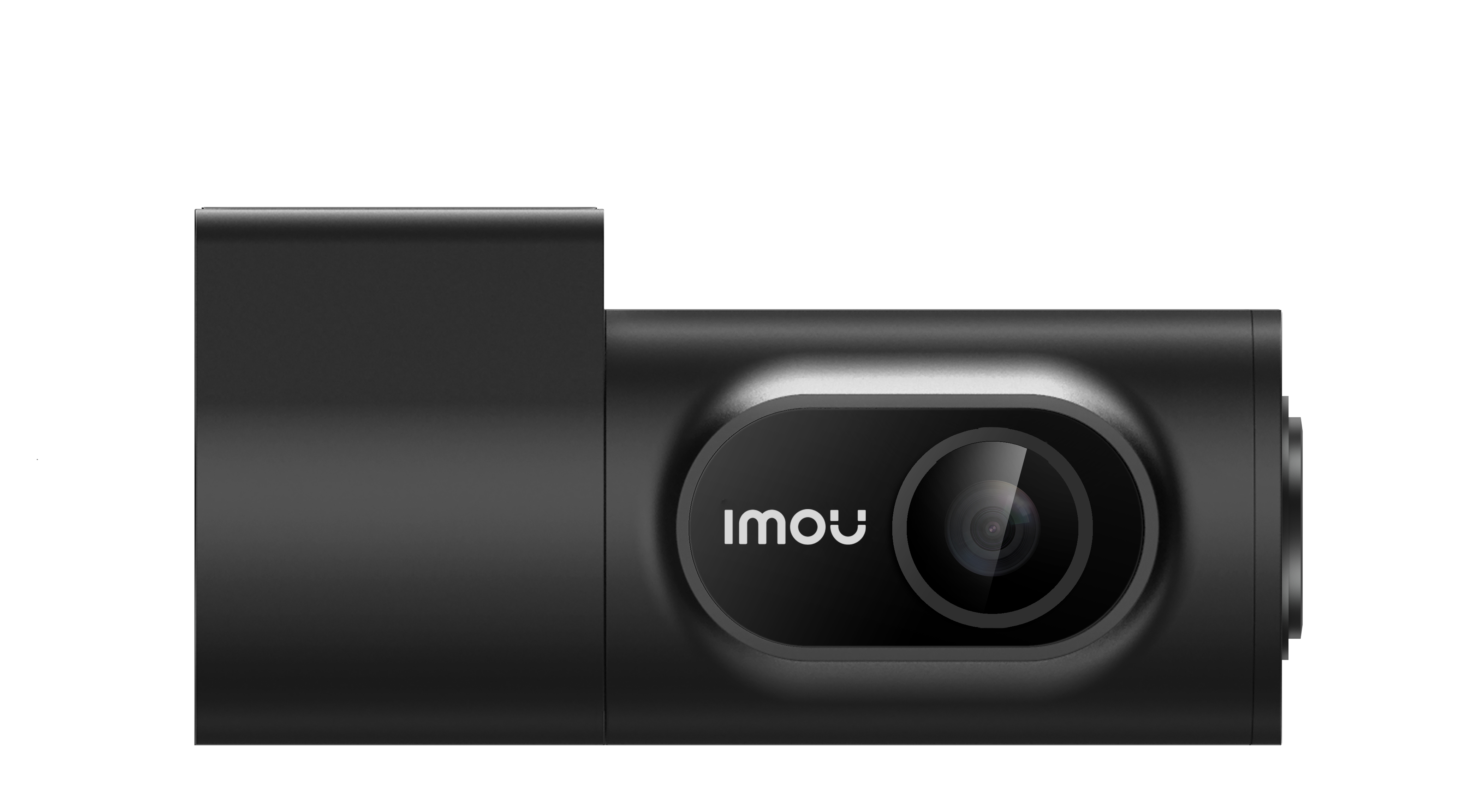Schwarzer Dashcam-Recorder mit "imou"-Logo und Linse.