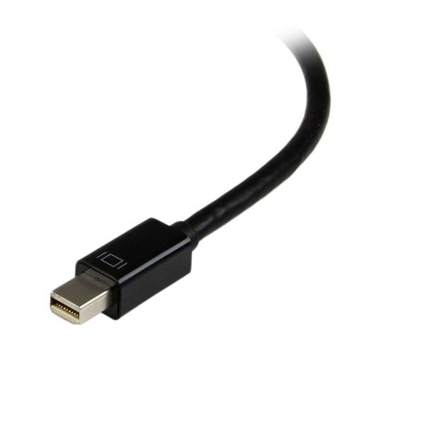 Un cable negro con un conector plateado y una carcasa negra.