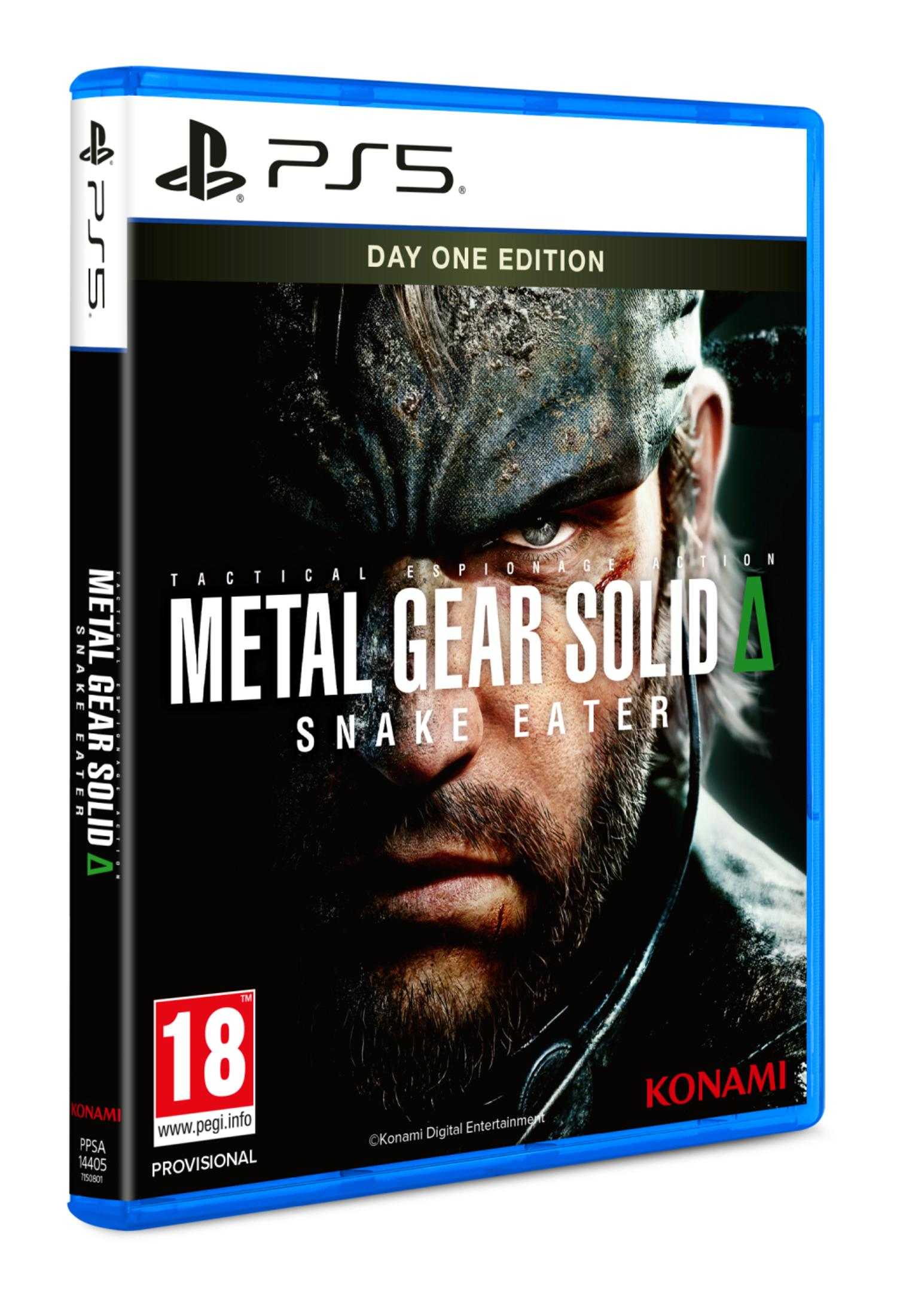 Custodia PS5 per Metal Gear Solid A Snake Eater, Edizione Day One.