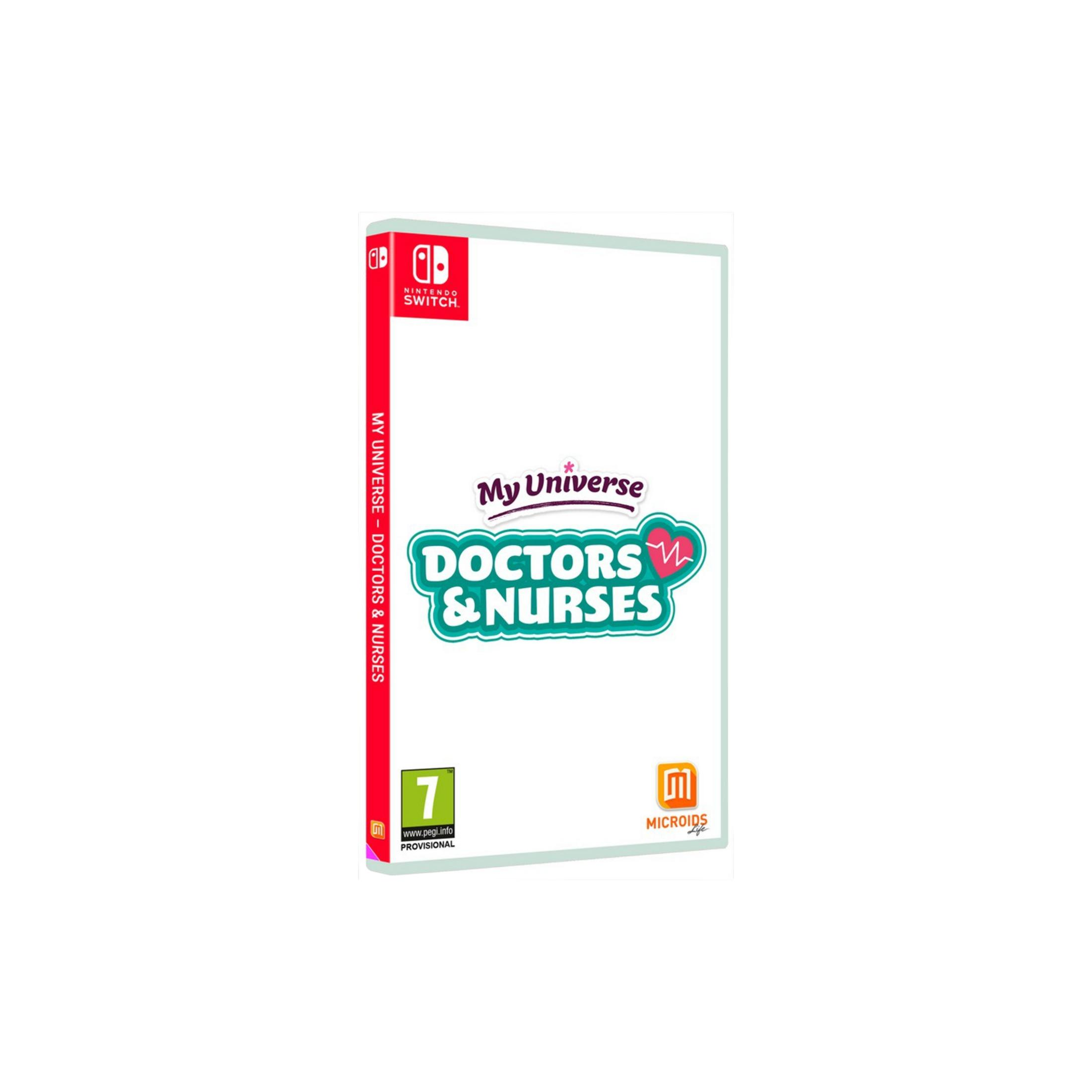 Custodia per Nintendo Switch 'My Universe: Doctors & Nurses' con classificazione PEGI 7.