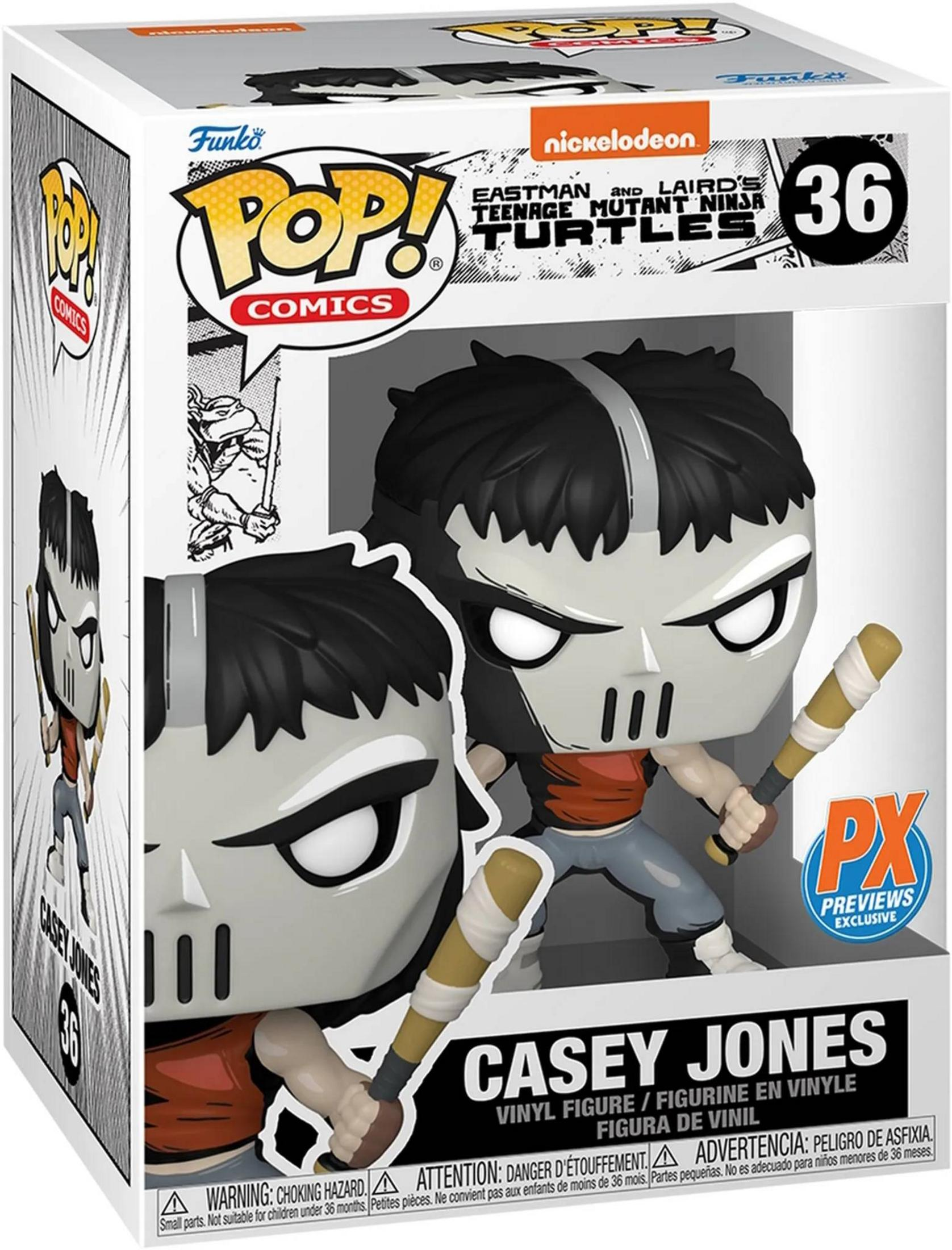 Figura Funko Pop de Casey Jones de Las Tortugas Ninja Adolescentes Mutantes, con bates.