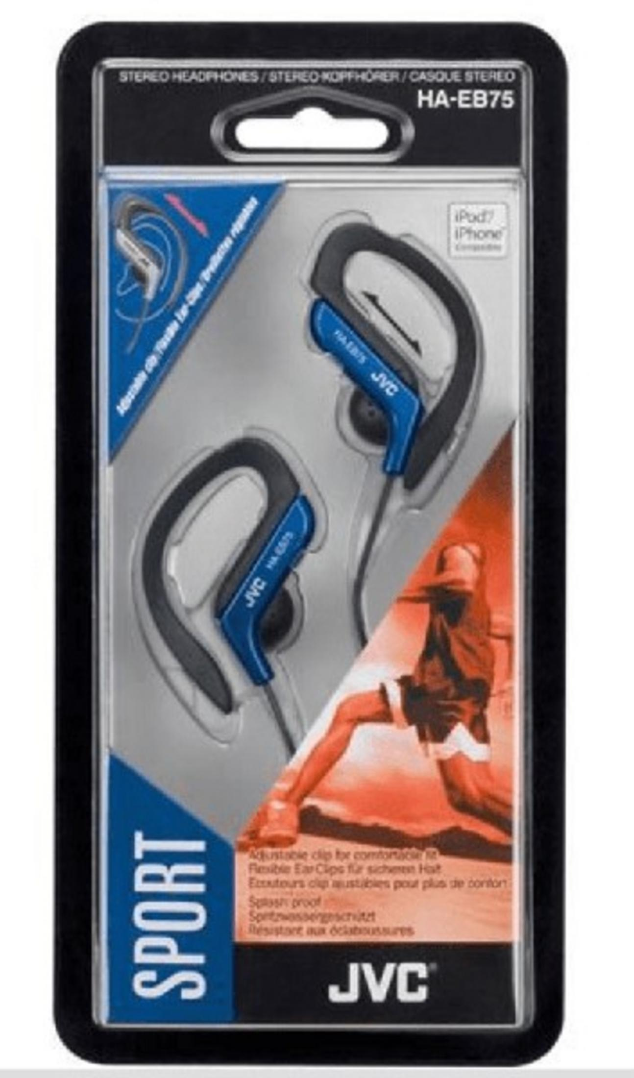 JVC HA-EB75-A-E CUFFIE, Blu
