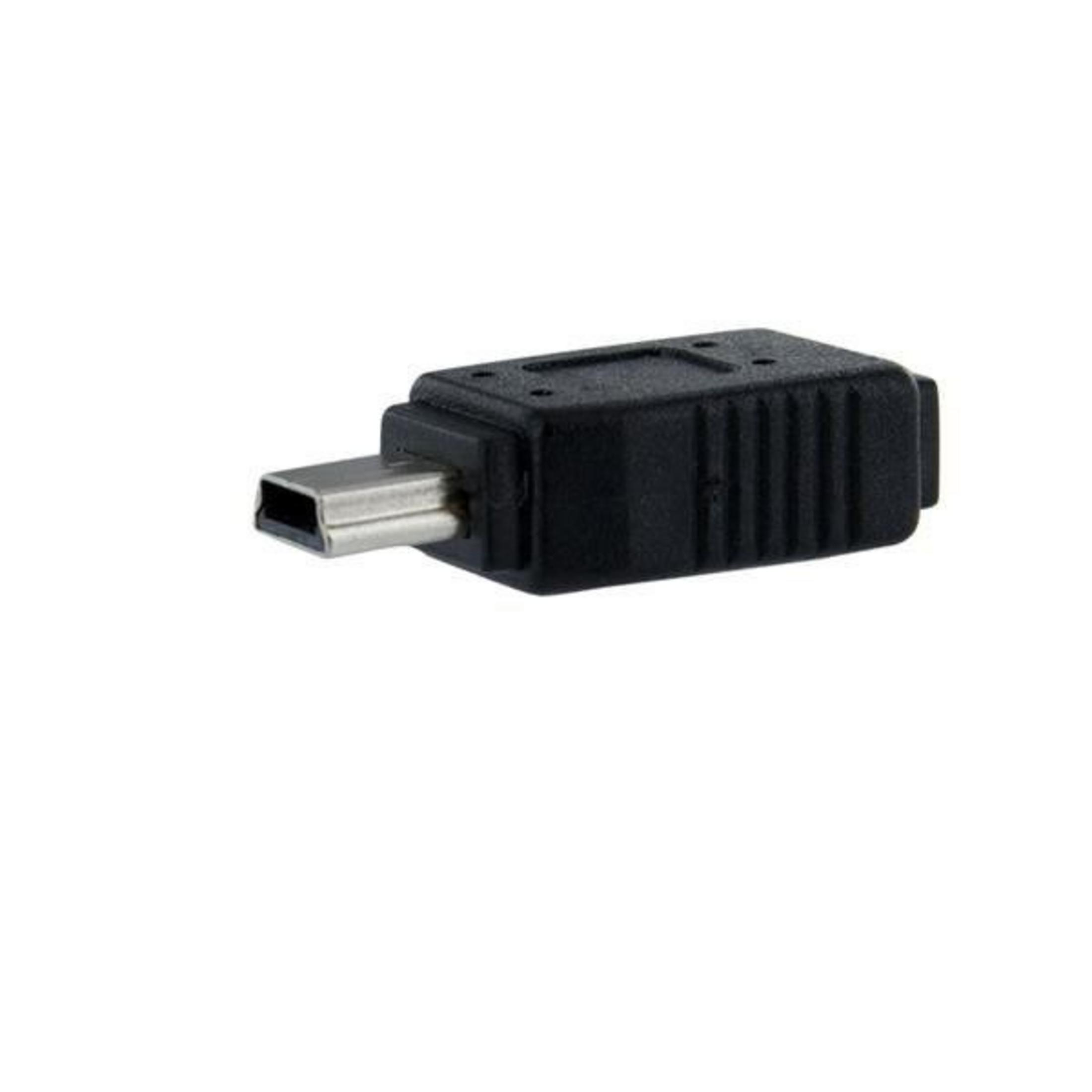 Un adattatore USB nero con connettore metallico.