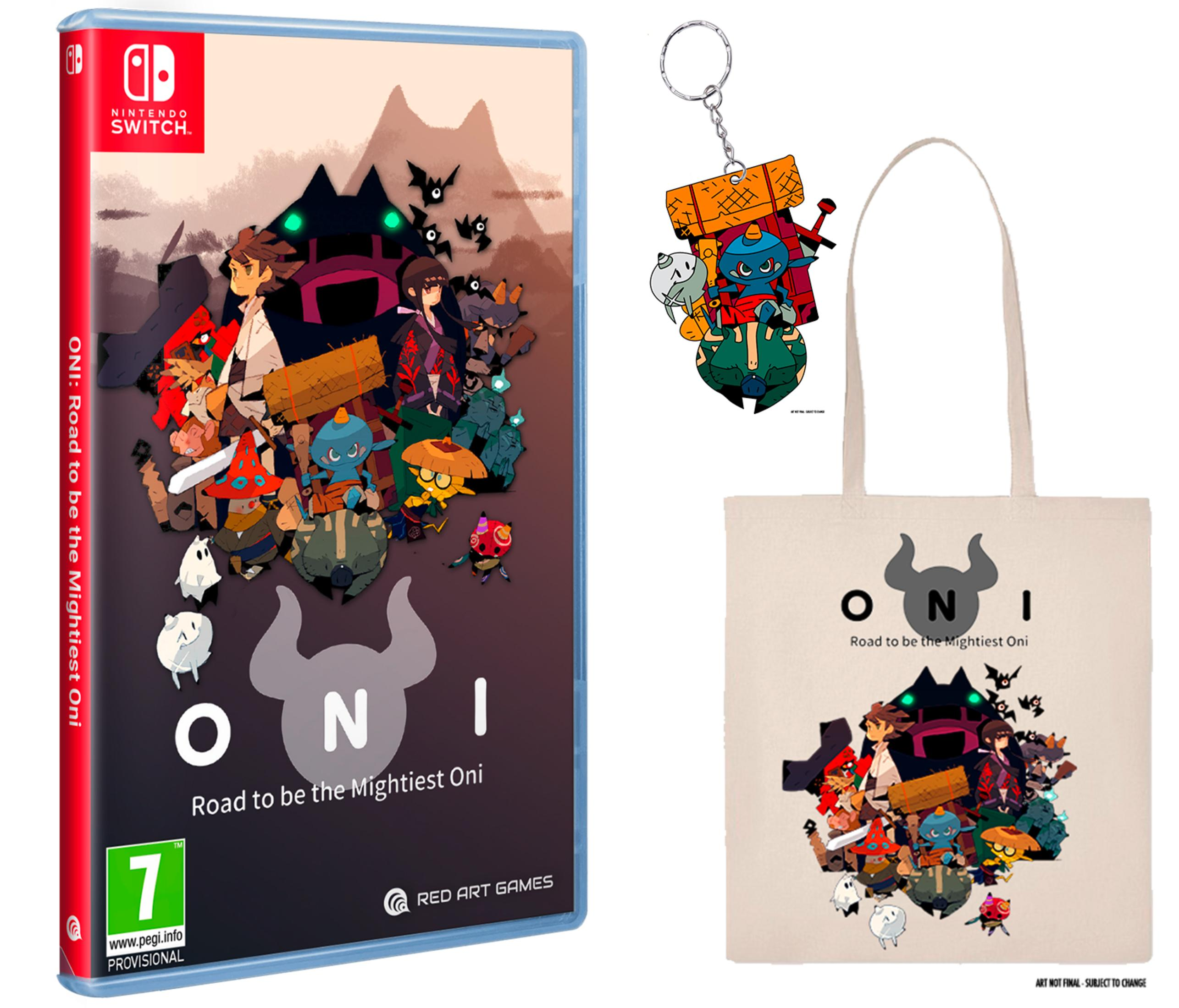 Custodia gioco Nintendo Switch, borsa in tessuto e portachiavi con personaggi colorati.