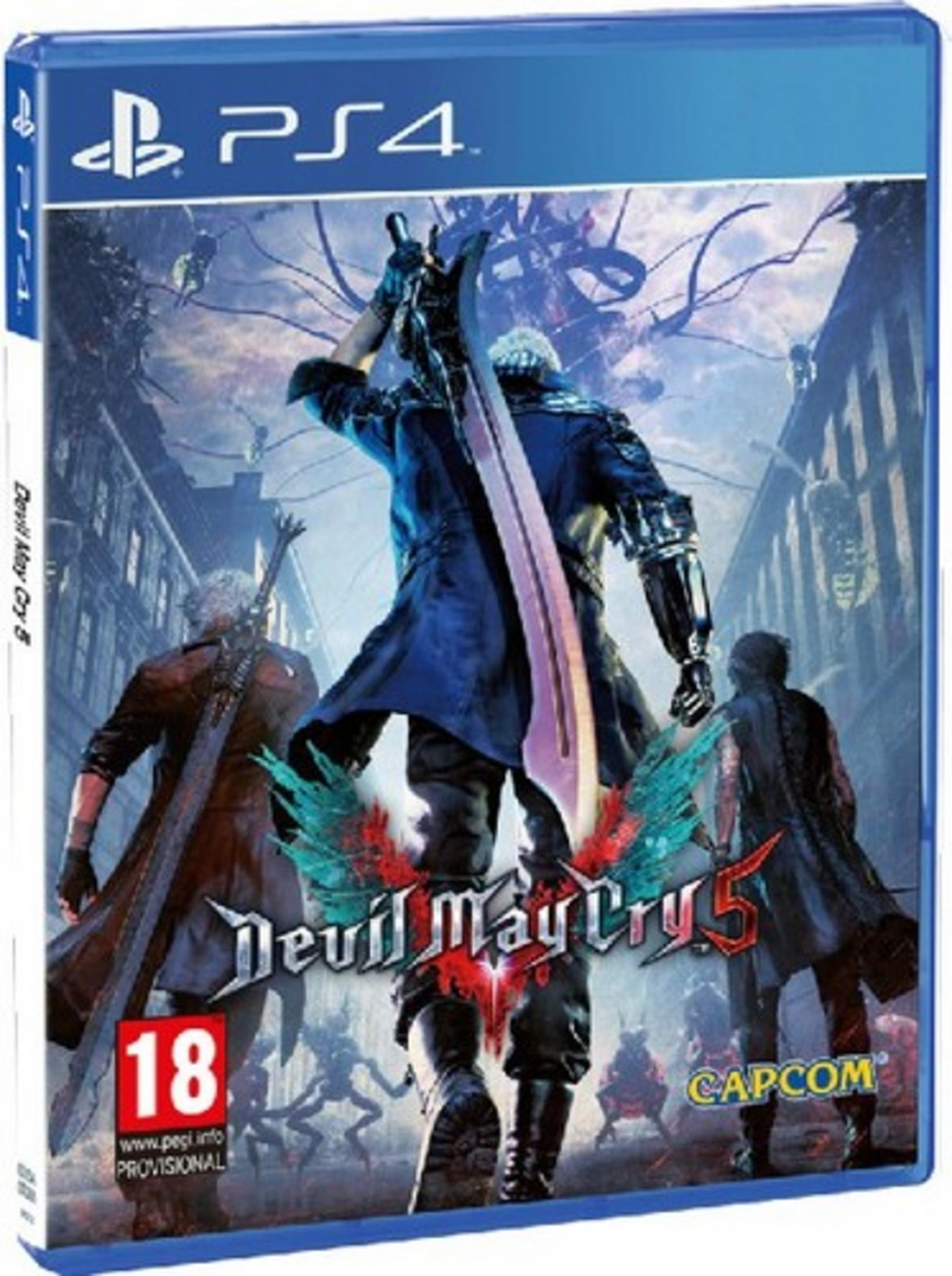 Copertina gioco PS4: Nero con spada e creature demoniache.