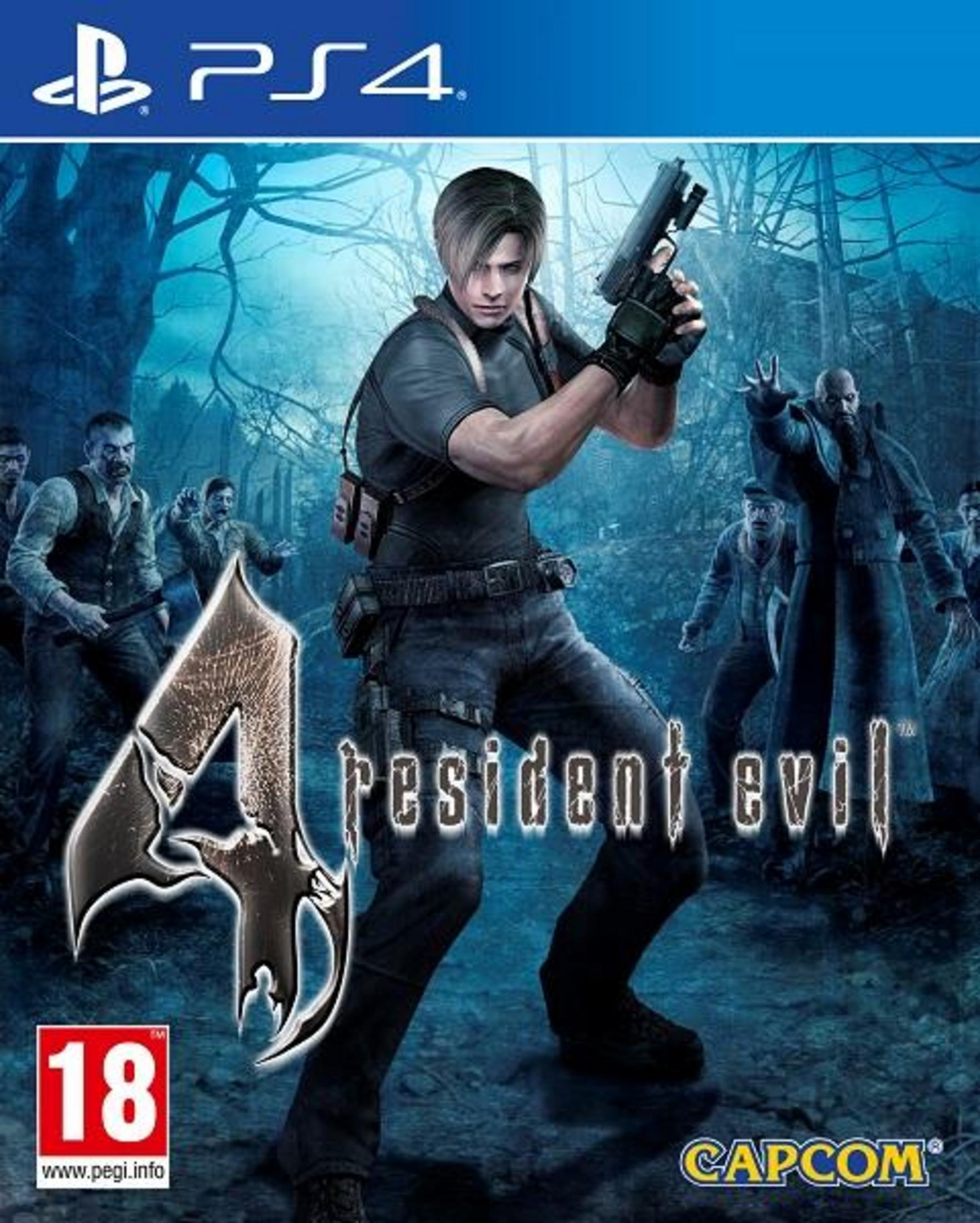 Un uomo con pistola davanti a zombie in foresta. Logo PS4 in alto a sx.
