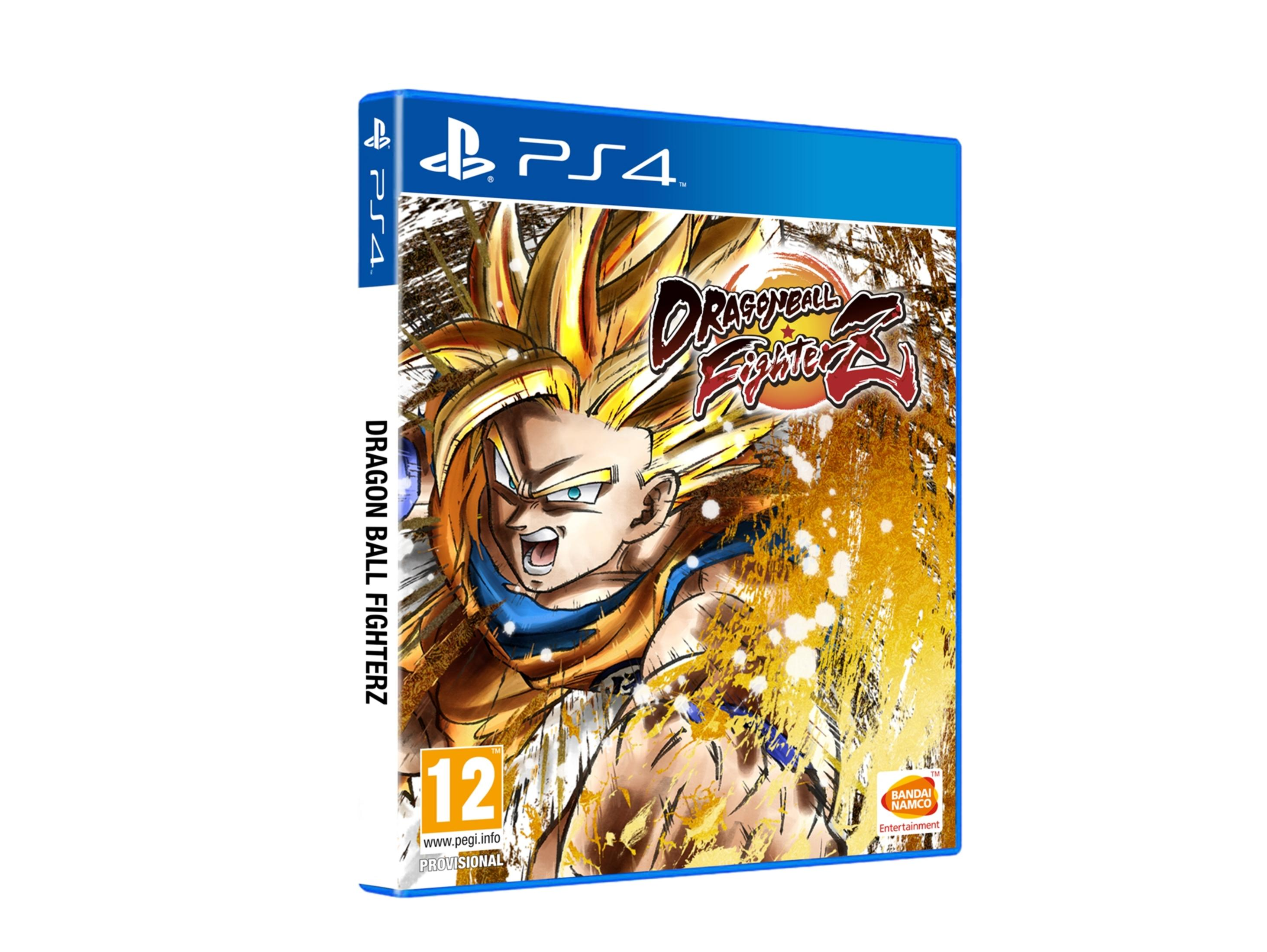 Custodia PS4: Dragon Ball FighterZ con Goku in forma Super Saiyan.