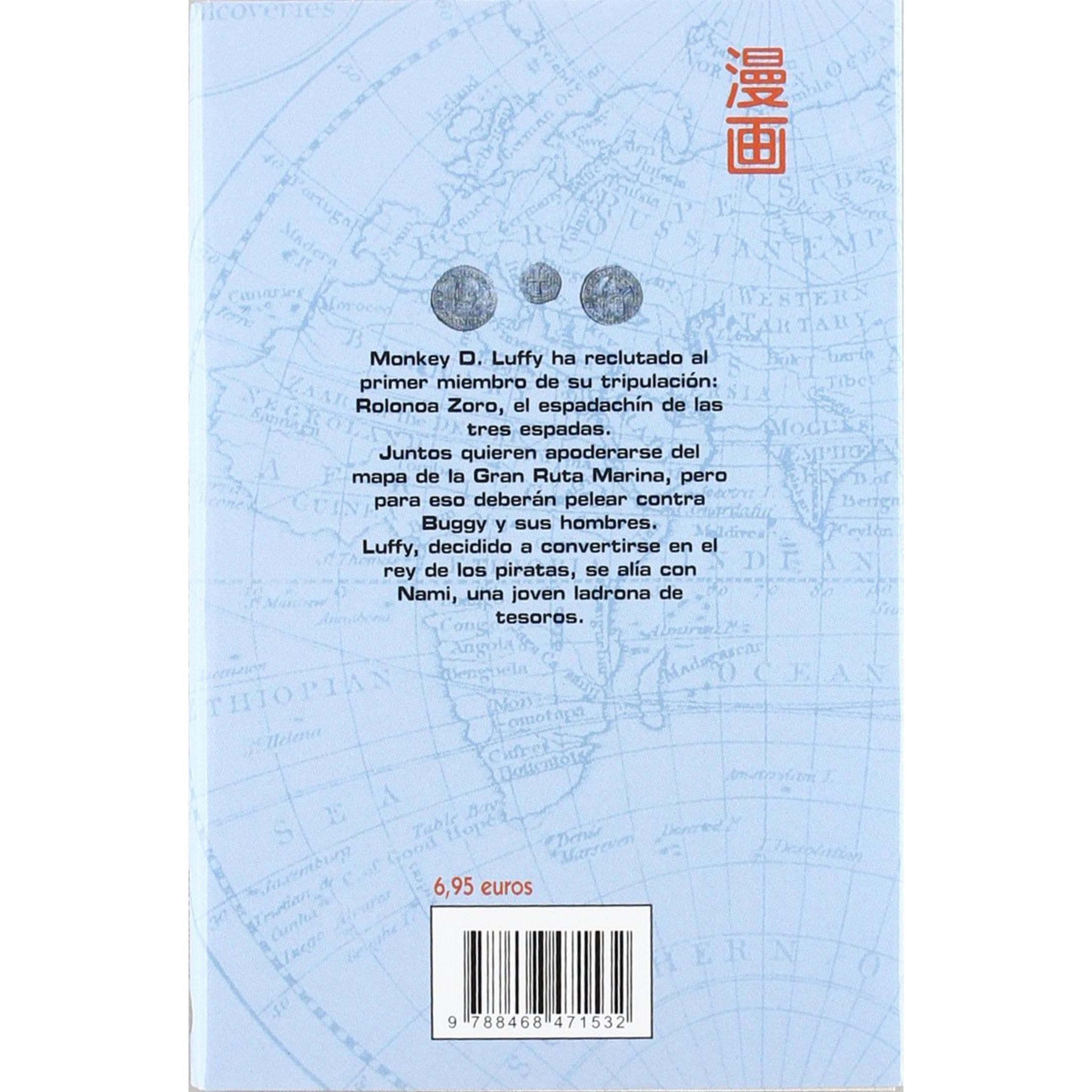 Contraportada de un libro con mapa mundial, texto y código de barras.