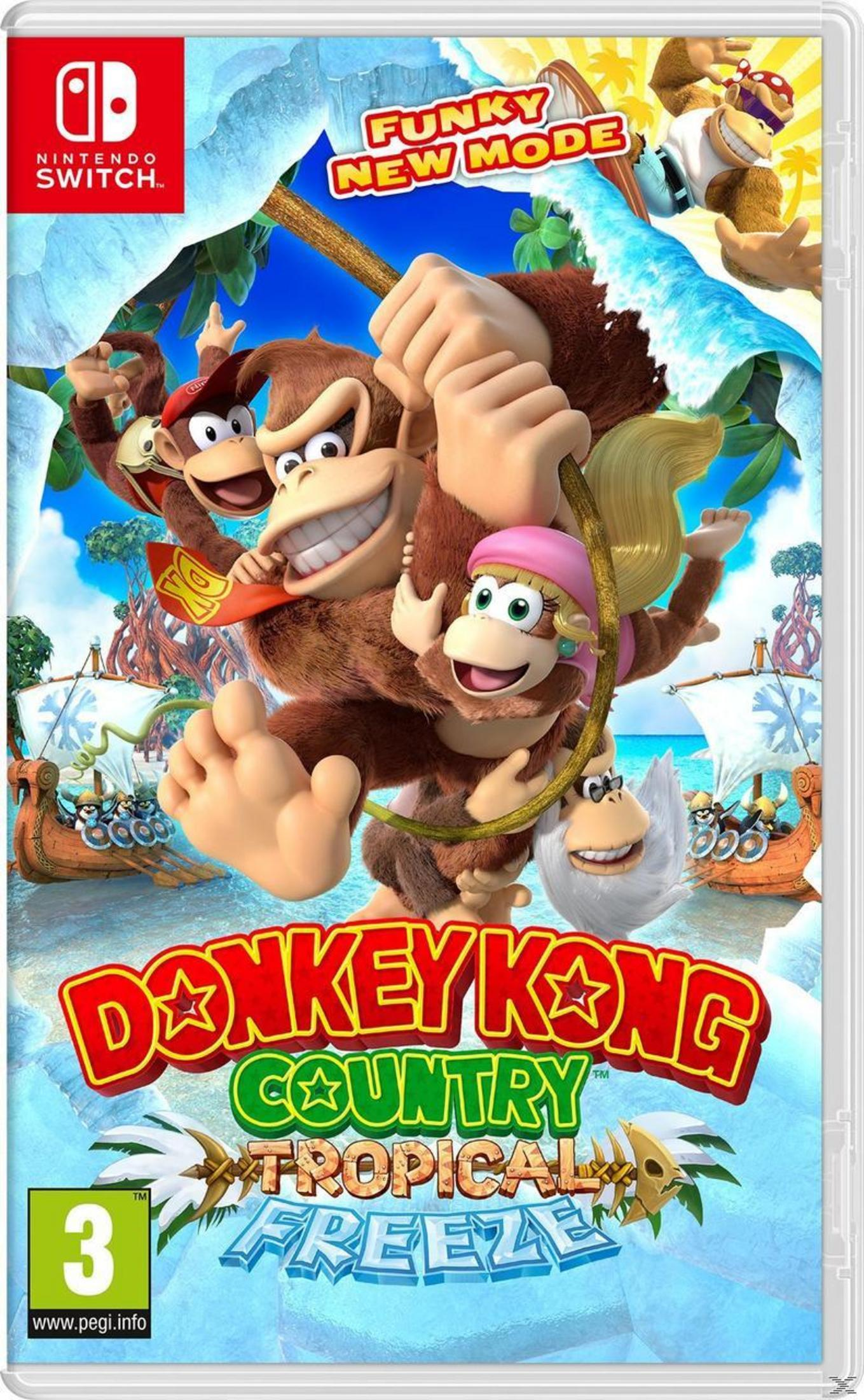 Donkey Kong e amici su Nintendo Switch, con "Funky New Mode".