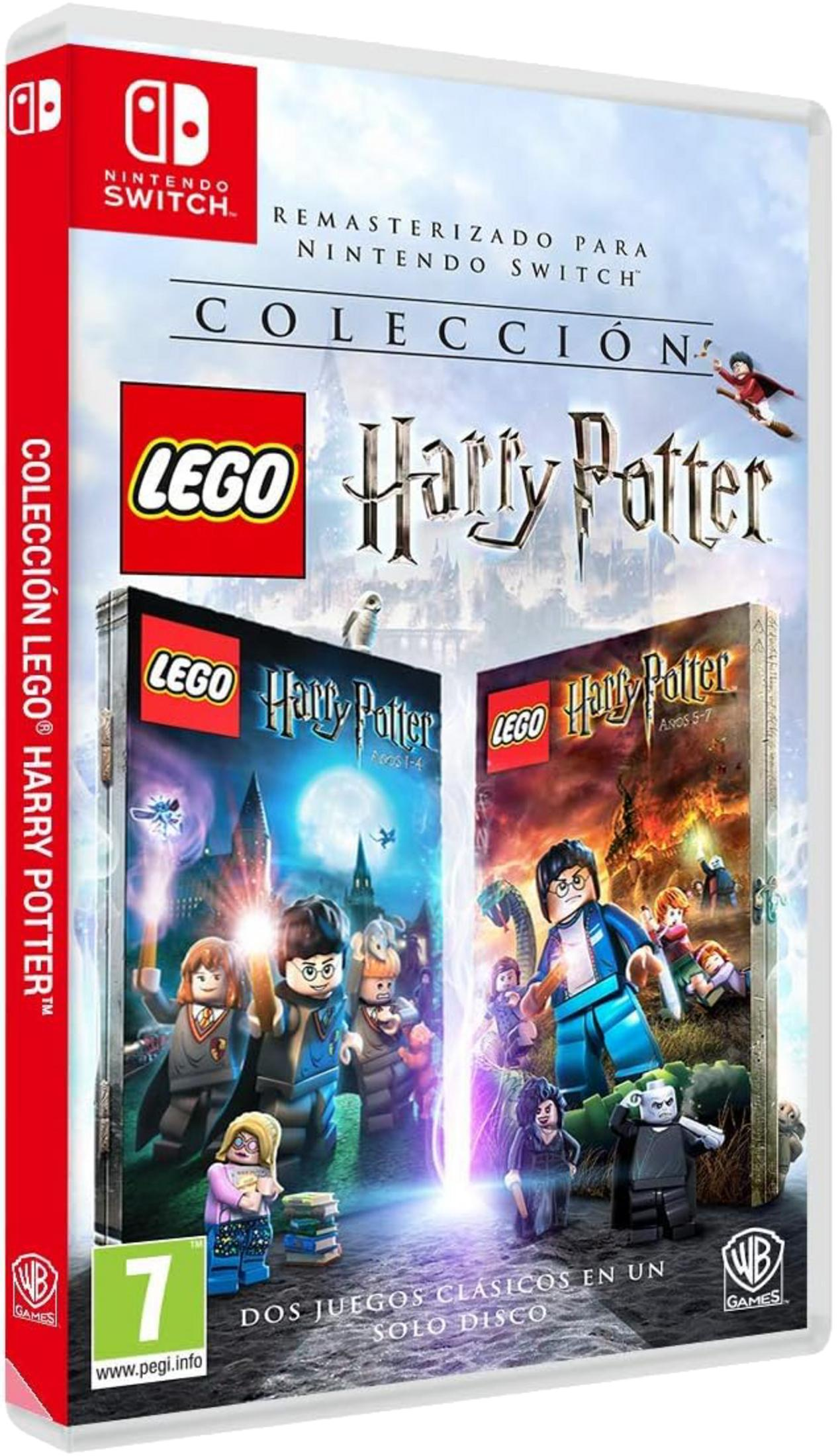 Custodia Nintendo Switch con giochi Lego Harry Potter 1-4 e 5-7.