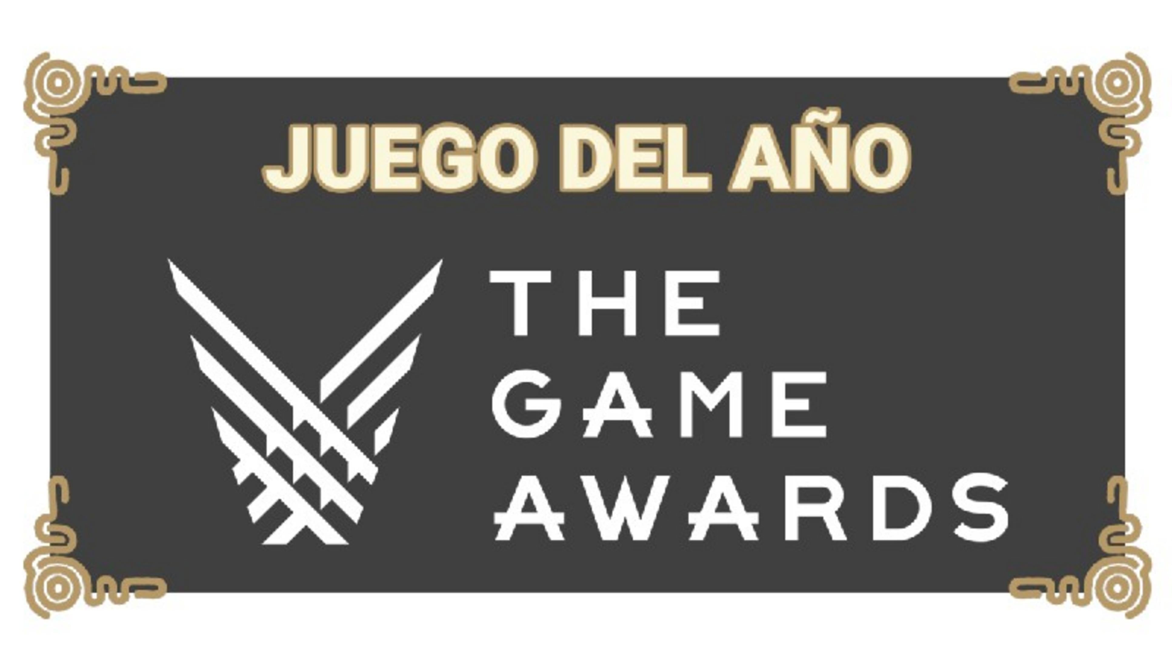 Il logo dei The Game Awards con il testo "JUEGO DEL AÑO" e "THE GAME AWARDS".