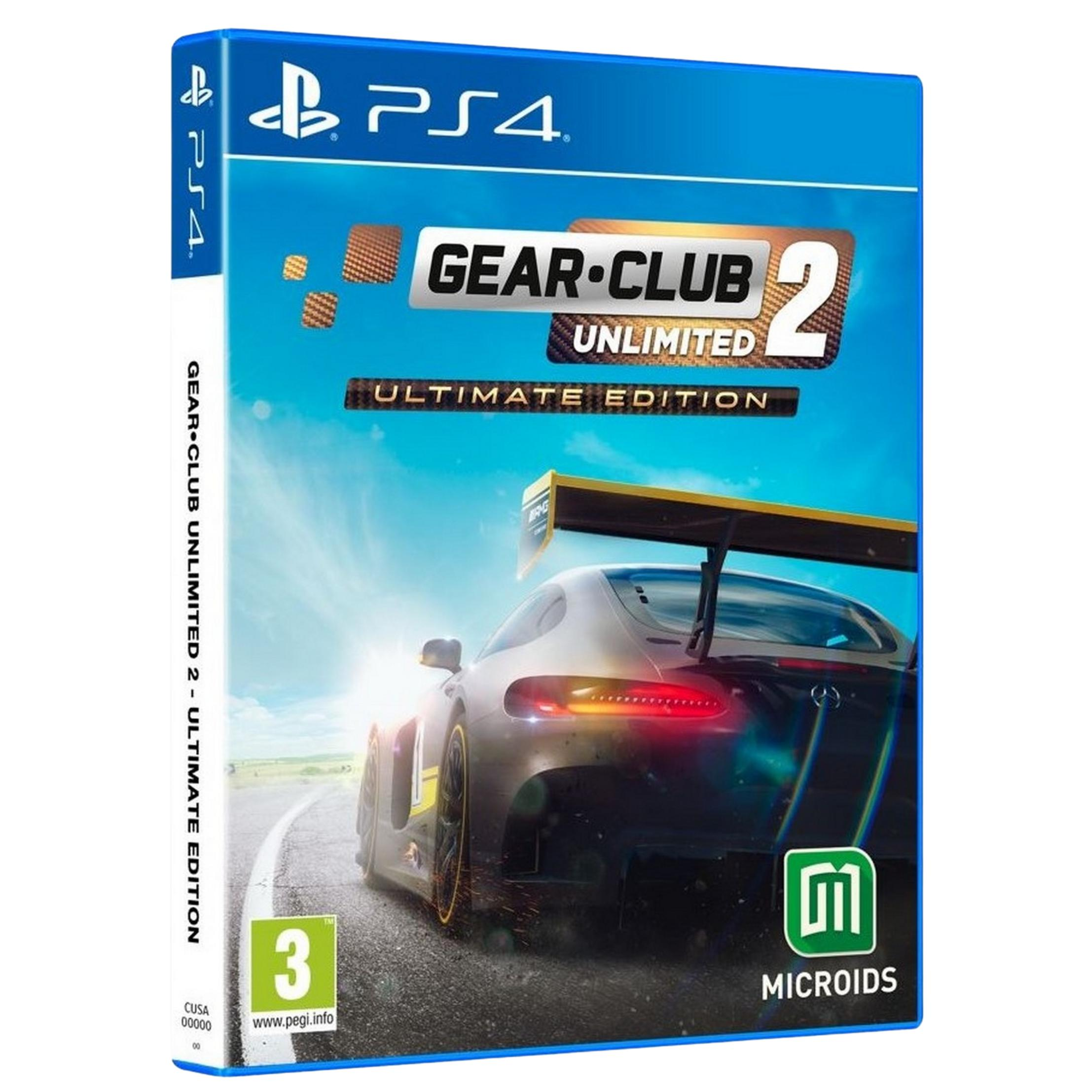 Custodia gioco PS4: Gear Club Unlimited 2, auto da corsa su strada.