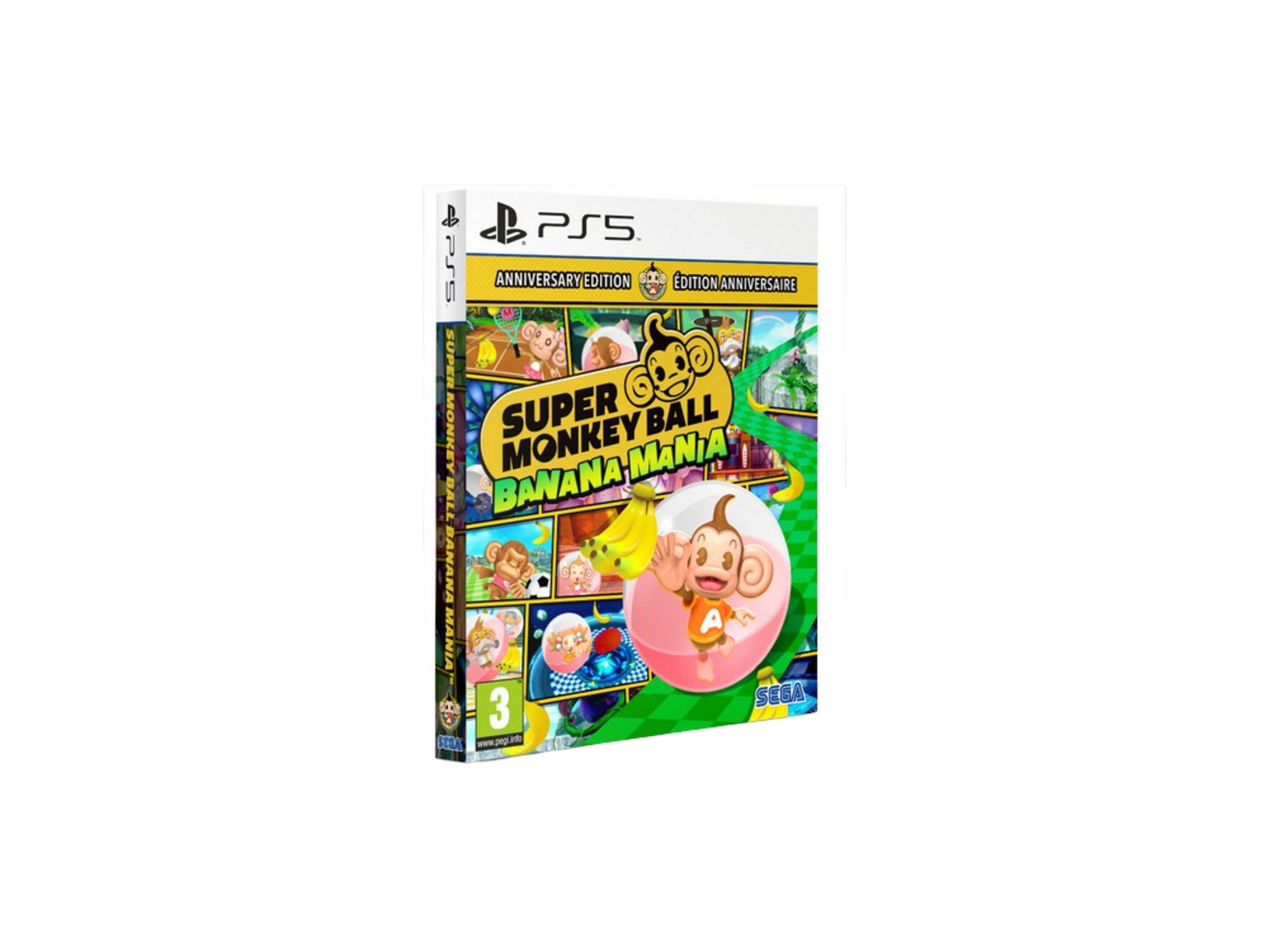 Juego PS5 "Super Monkey Ball Banana Mania" Edición Aniversario.