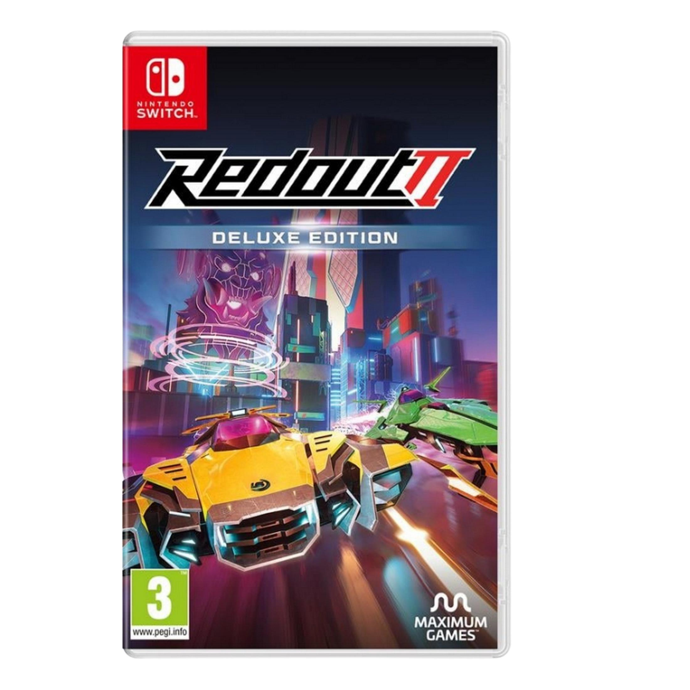 La copertina mostra un gioco di corse con veicoli futuristici e uno skyline cittadino.