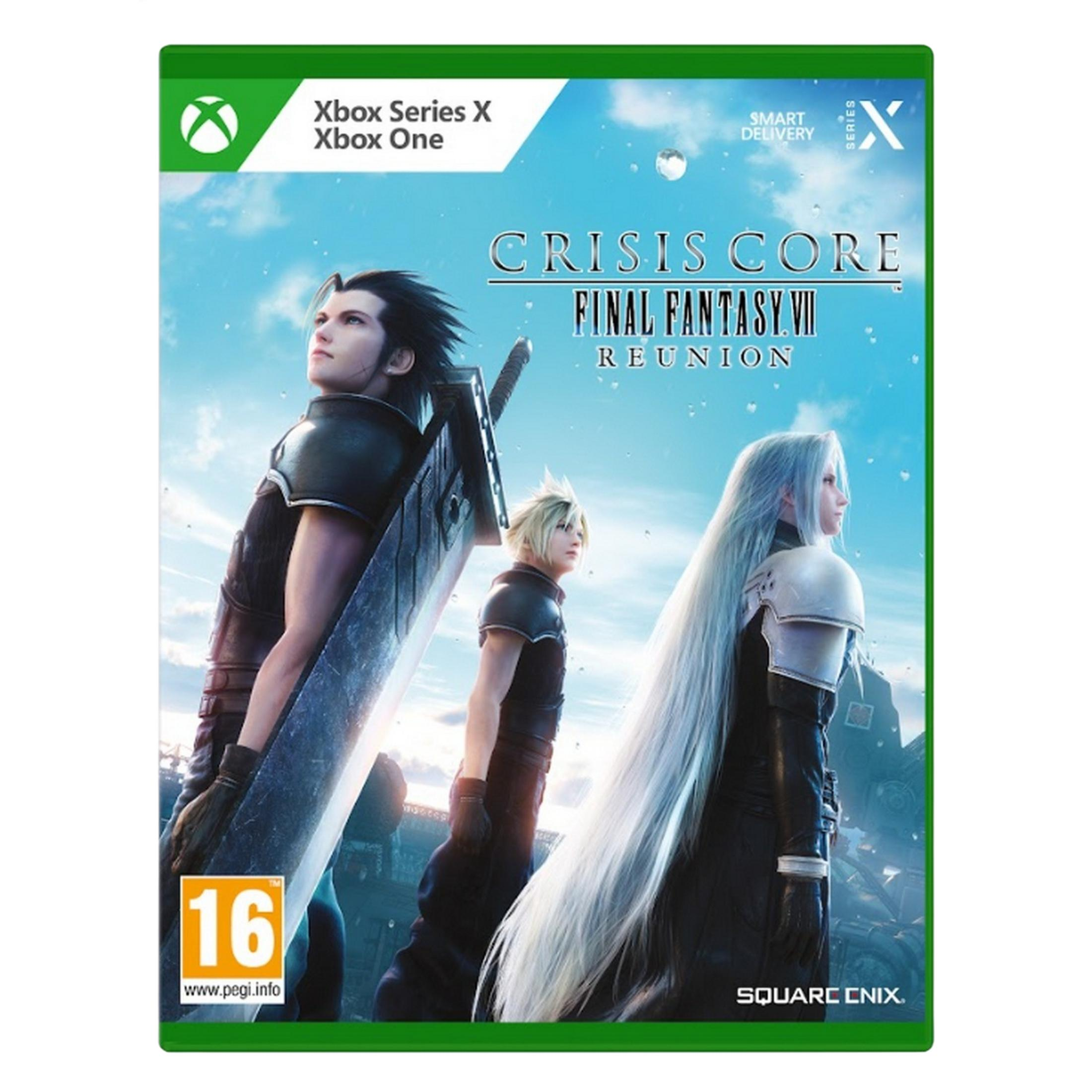Copertina gioco Xbox con tre personaggi e nuvole sullo sfondo. Valutazione 16.