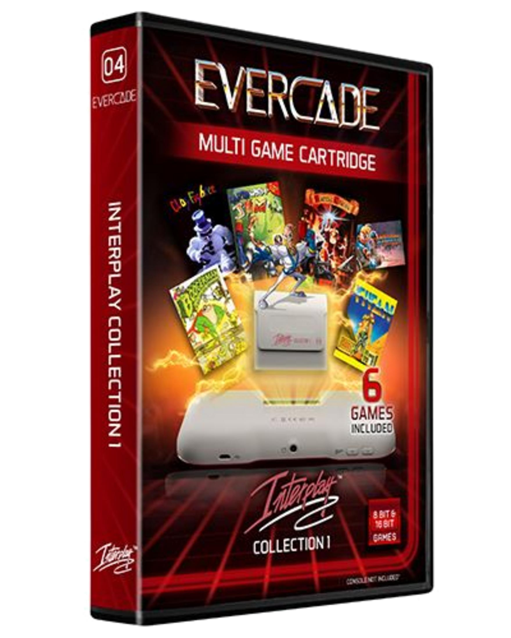 Cartuccia multigioco Evercade con Interplay Collection 1. Include 6 giochi.