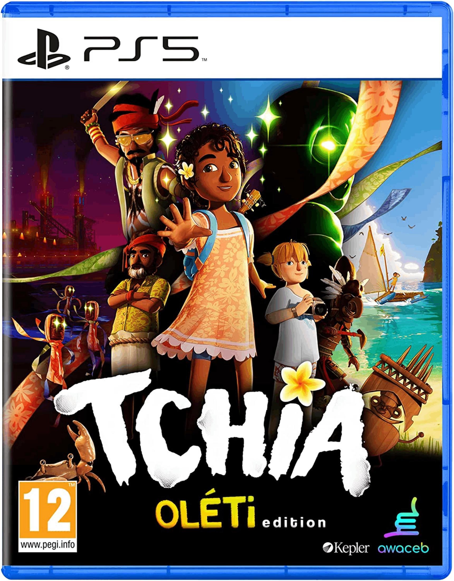 Copertina gioco PS5 con bambini, un uomo e un pirata nella giungla.