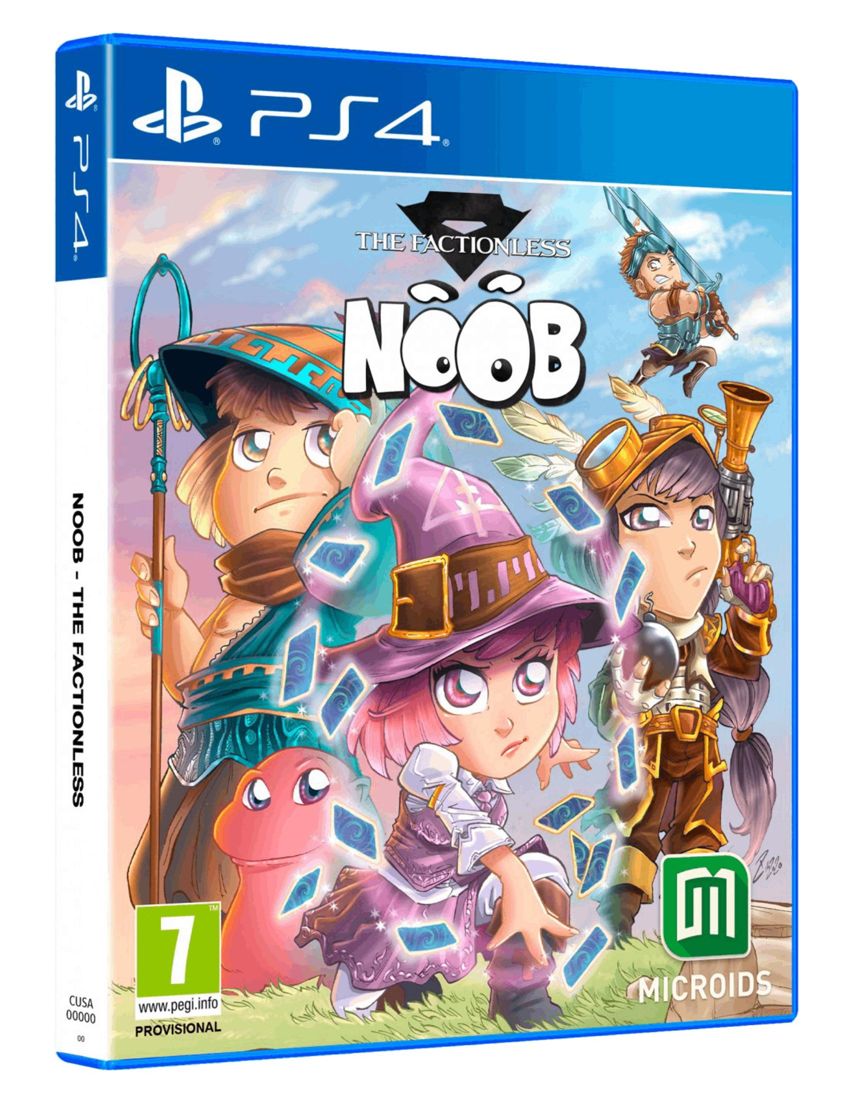 Copertina del gioco PlayStation 4 con quattro personaggi dei cartoni animati, magia e un mostro rosso.