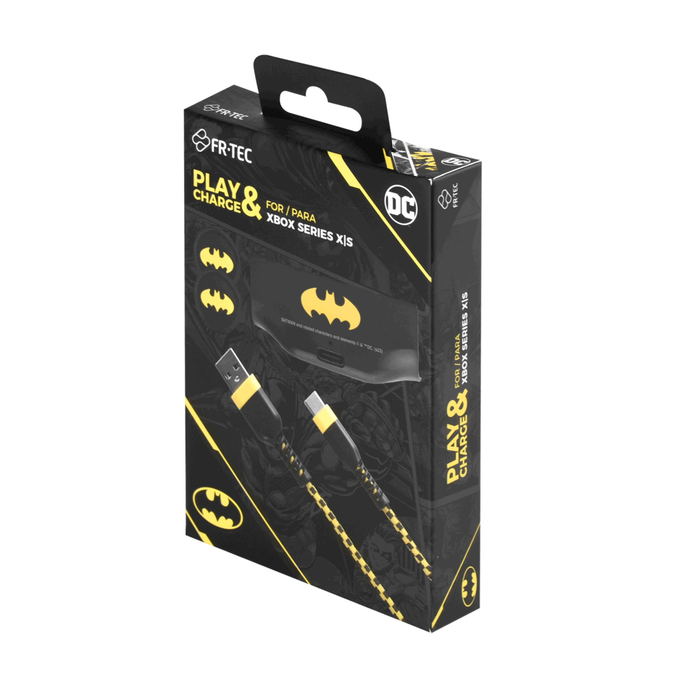 Caja de cable de carga para Xbox Series X/S con temática de Batman.