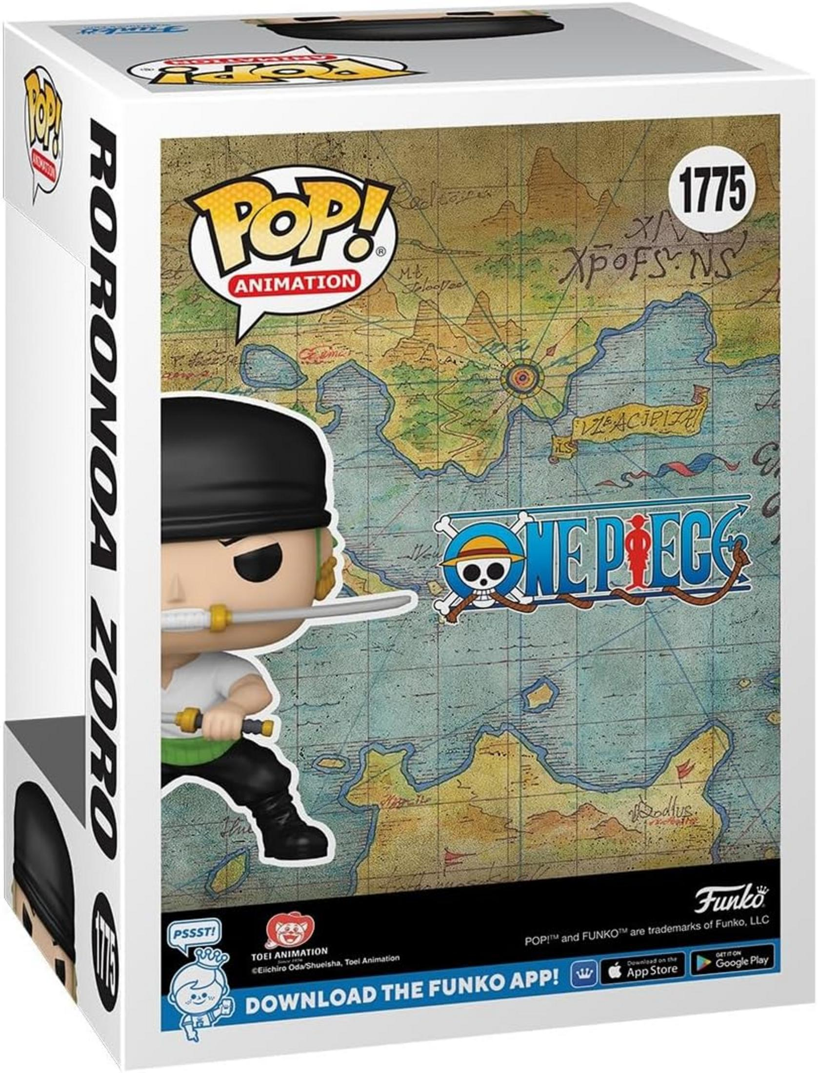 Funko Pop! Roronoa Zoro su una mappa di One Piece. N. 1775.