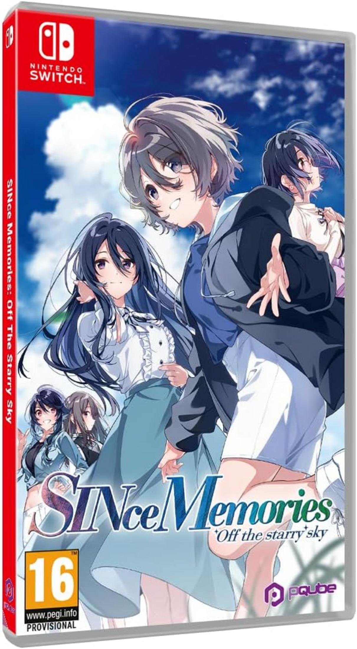 Copertina anime con 5 giovani donne su cielo blu e nuvole. Gioco per Nintendo Switch.