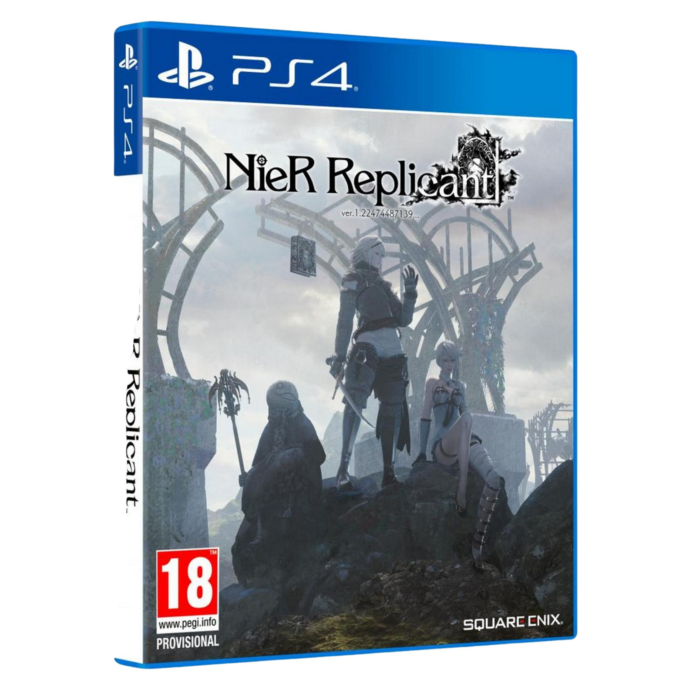 Custodia gioco PS4 con personaggi e rovine. Vietato ai minori di 18 anni.