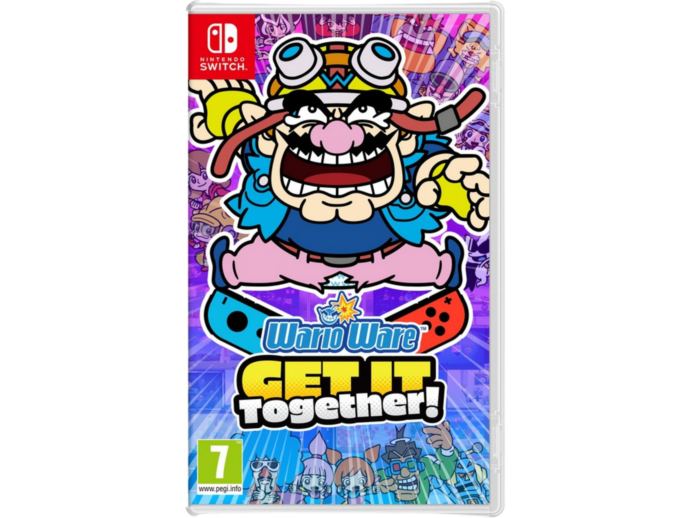 Copertina di WarioWare: Get It Together! con Wario e personaggi, Nintendo Switch