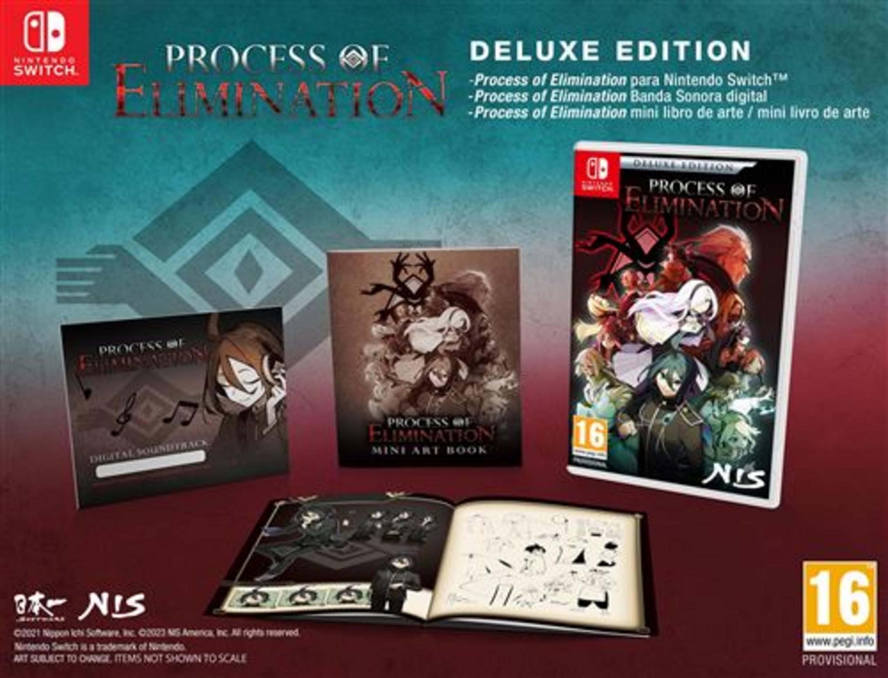 Edizione Deluxe Nintendo Switch con gioco, colonna sonora e artbook.