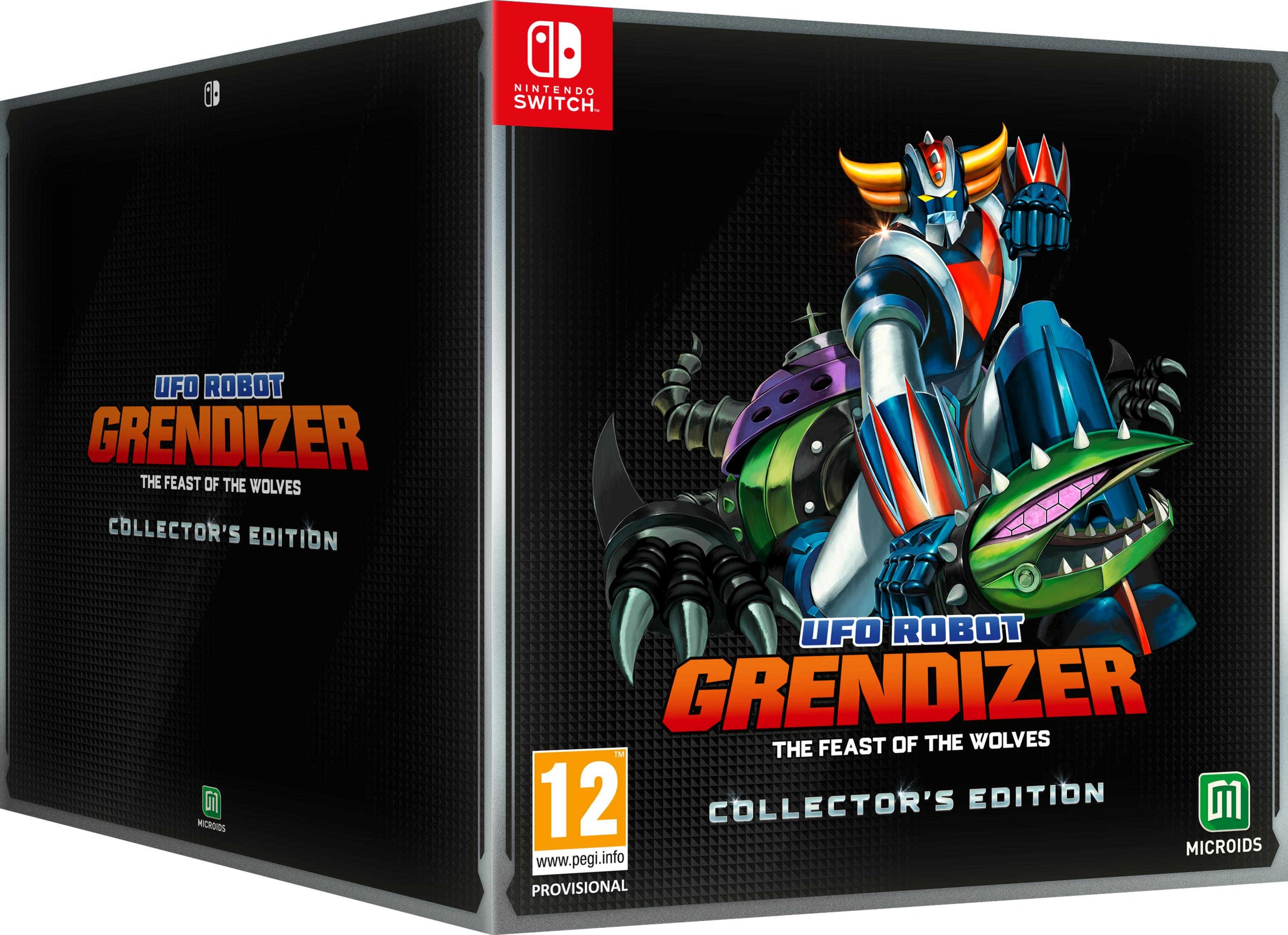 Scatola Nintendo Switch per UFO ROBOT GRENDIZER Edizione da Collezione con robot.