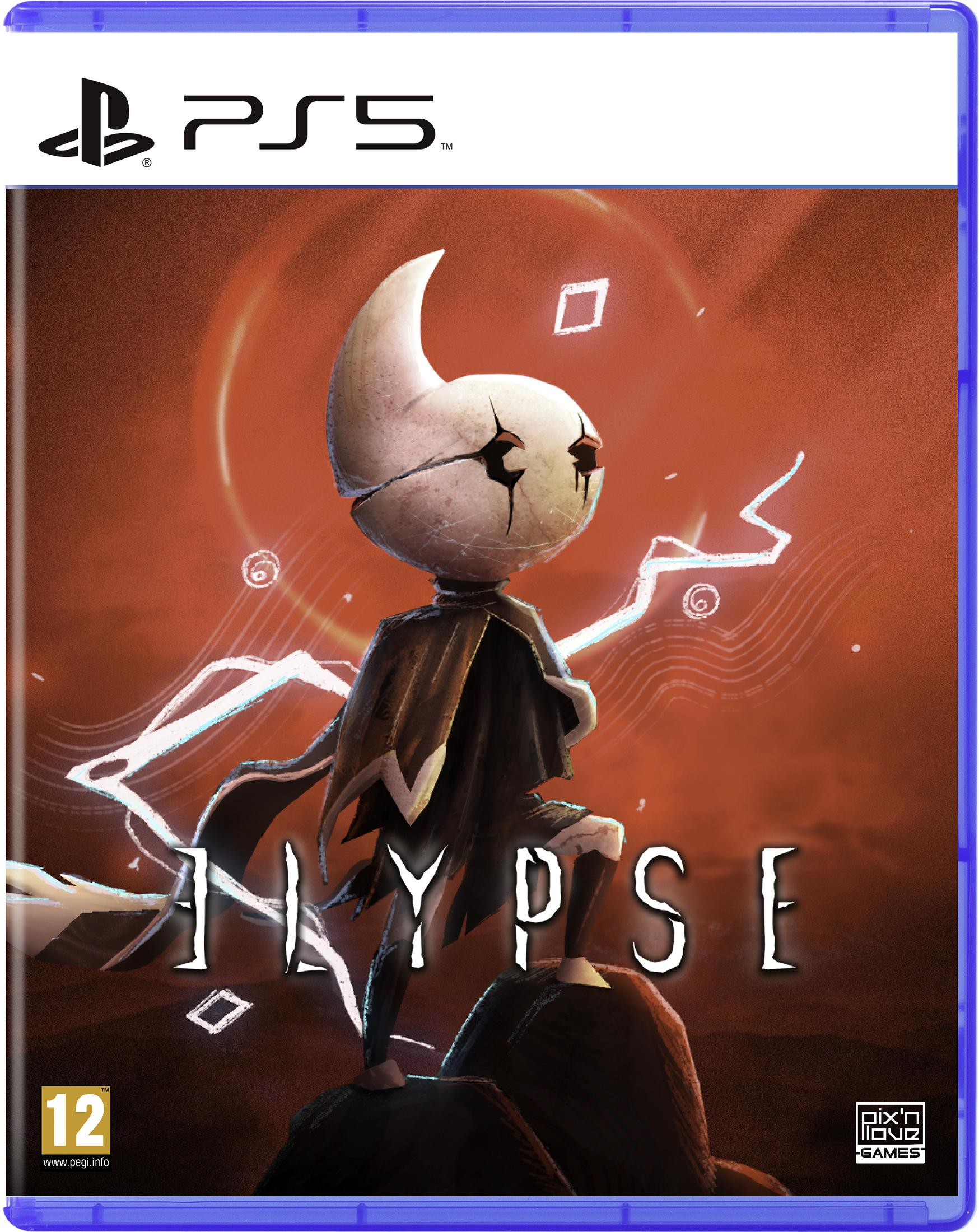 Copertina PS5 "Alypse" con personaggio rotto su sfondo arancione.