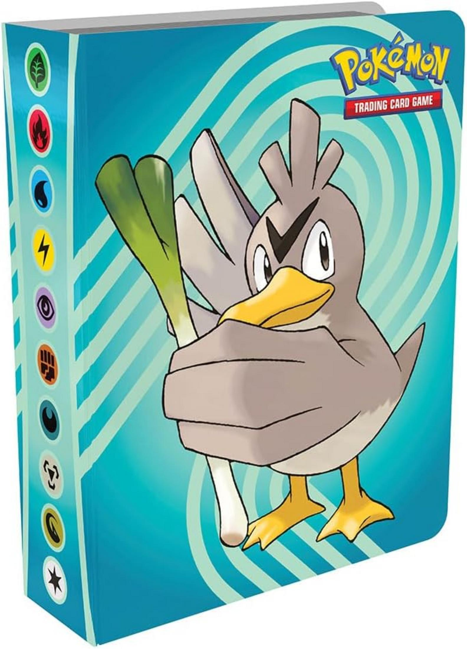 Carpeta del Juego de Cartas Coleccionables Pokémon con un Pokémon parecido a un pato.