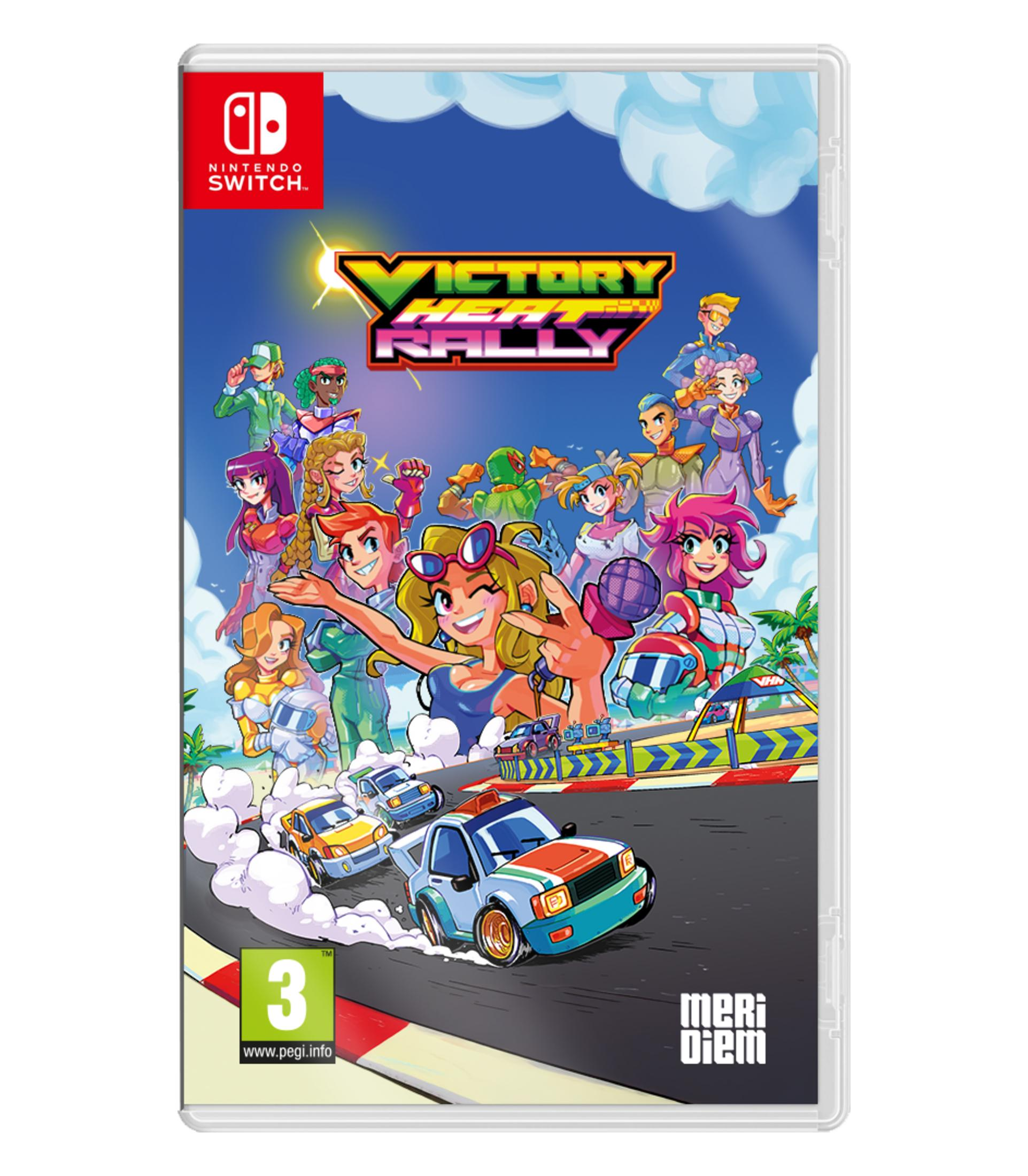 Copertina del gioco Nintendo Switch con auto da corsa e personaggi dei cartoni animati.