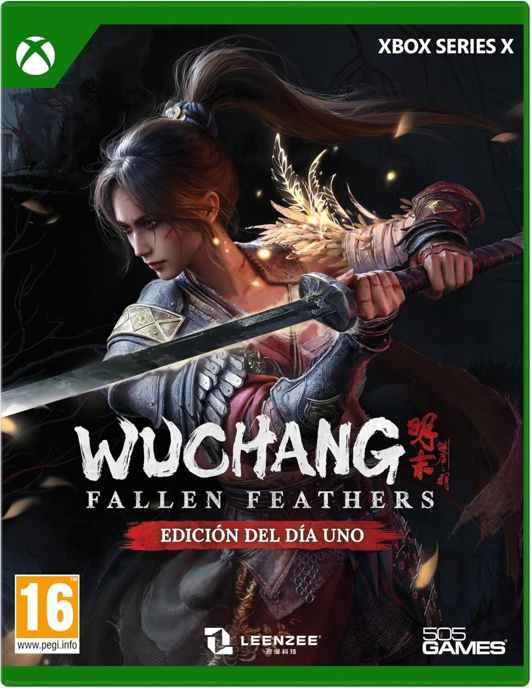 Una mujer con espada, portada del juego Wuchang: Fallen Feathers.